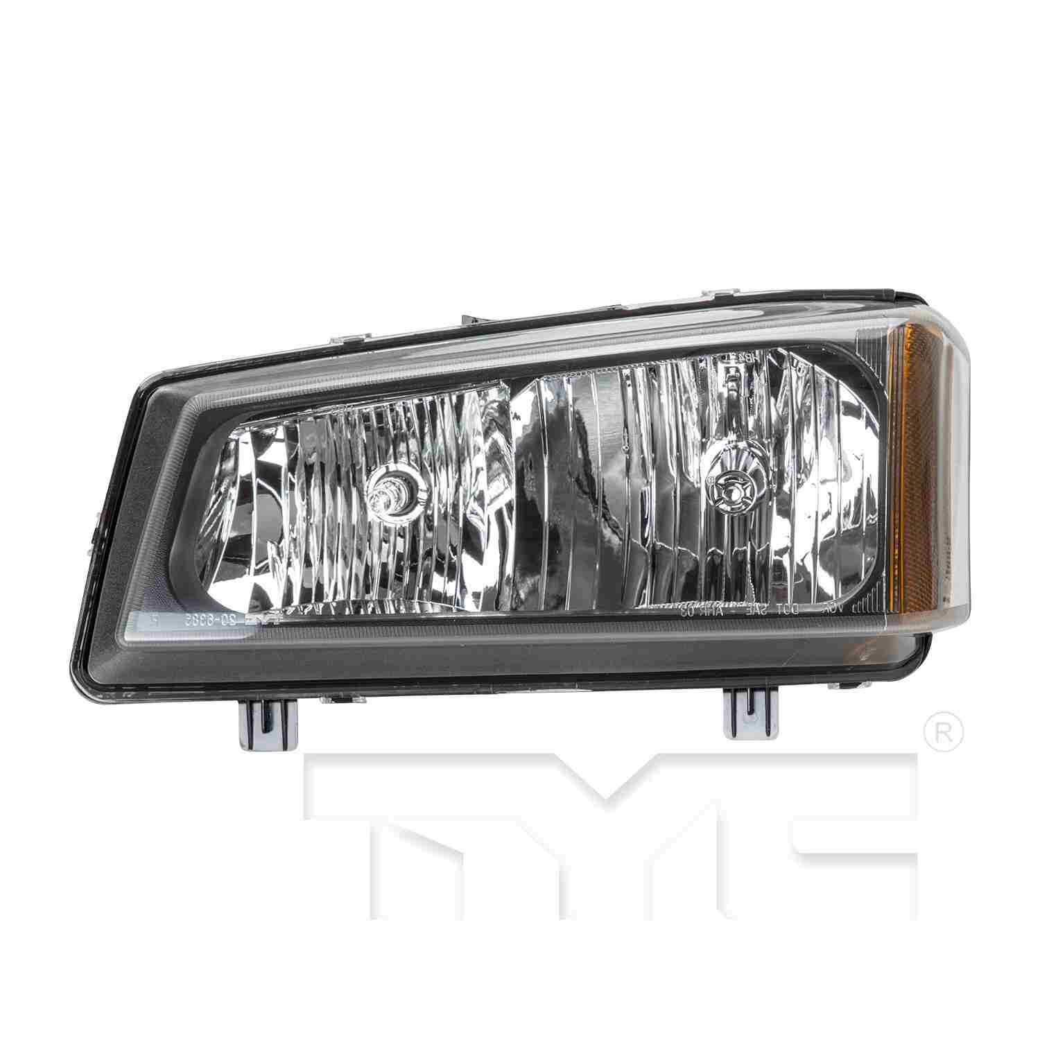 Front View of Left Headlight Assembly TYC 20-6386-00