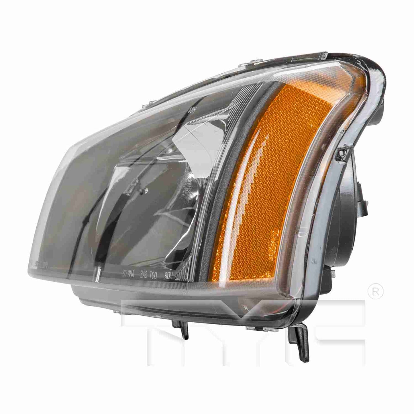 Side View of Left Headlight Assembly TYC 20-6386-00