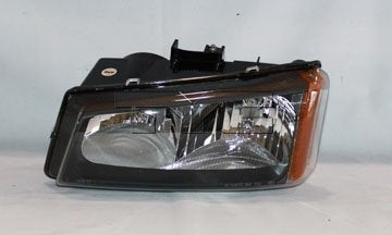 Front View of Left Headlight Assembly TYC 20-6386-90