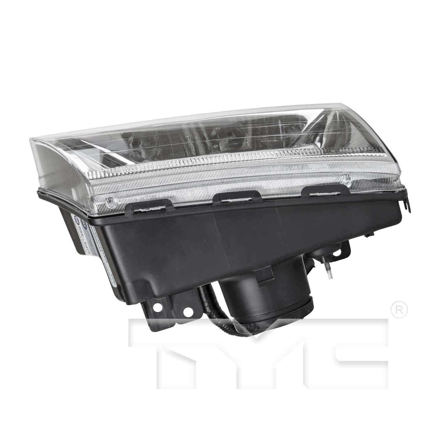 Top View of Right Headlight Assembly TYC 20-6399-00