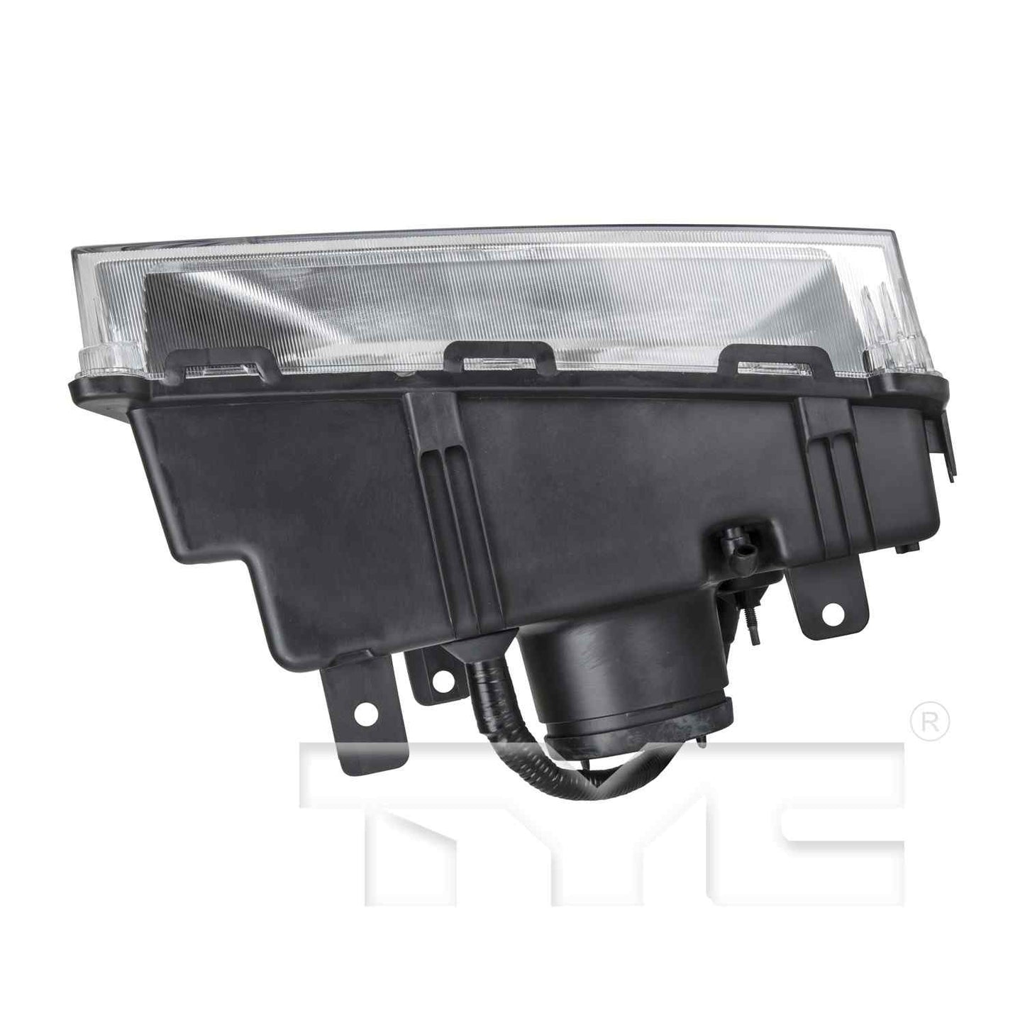 Bottom View of Left Headlight Assembly TYC 20-6400-00