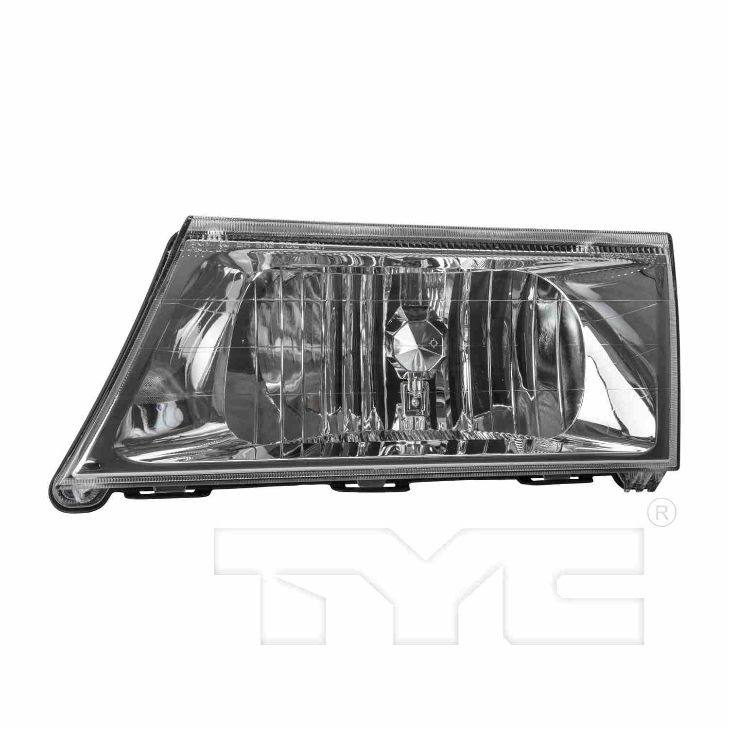 Front View of Left Headlight Assembly TYC 20-6400-00