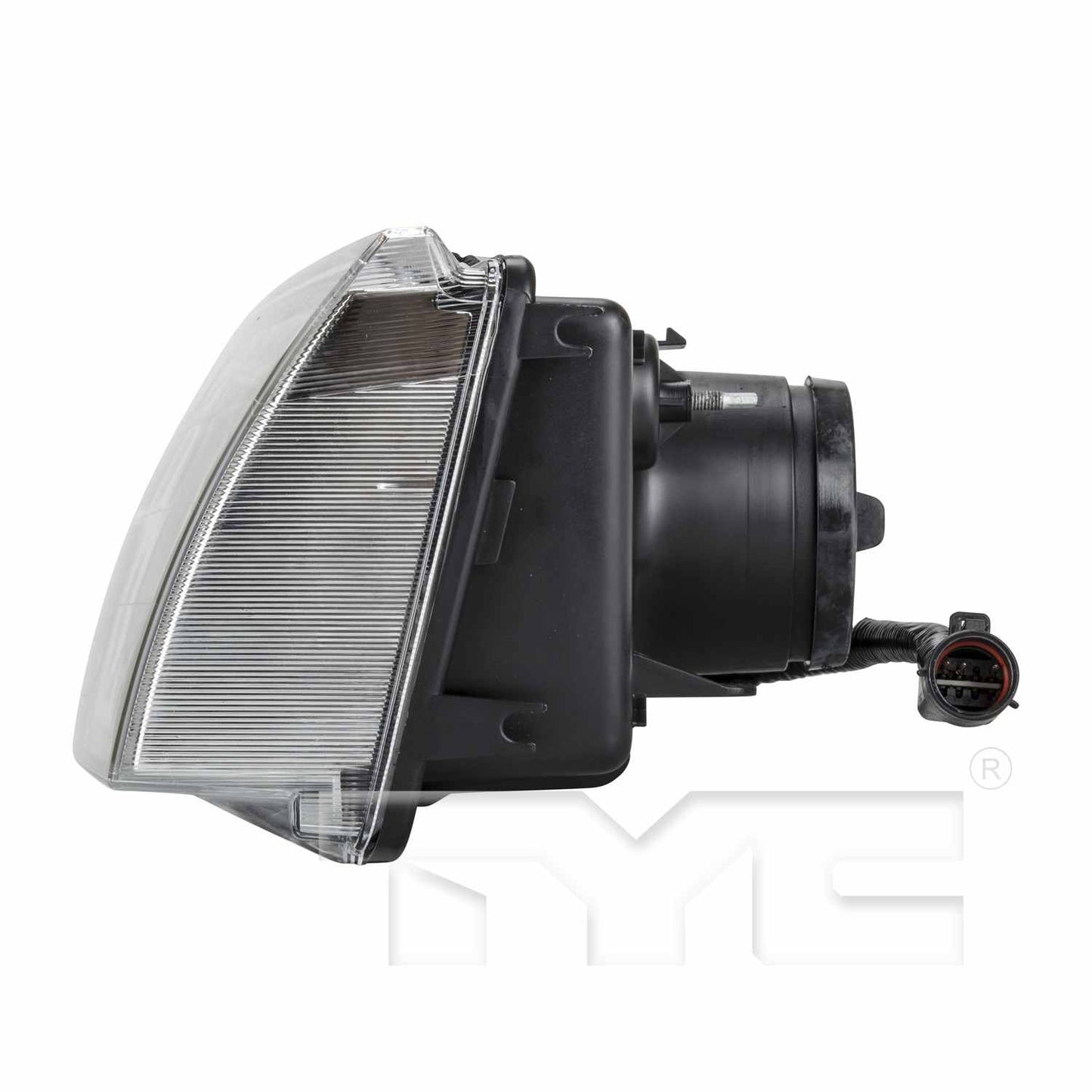 Side View of Left Headlight Assembly TYC 20-6400-00