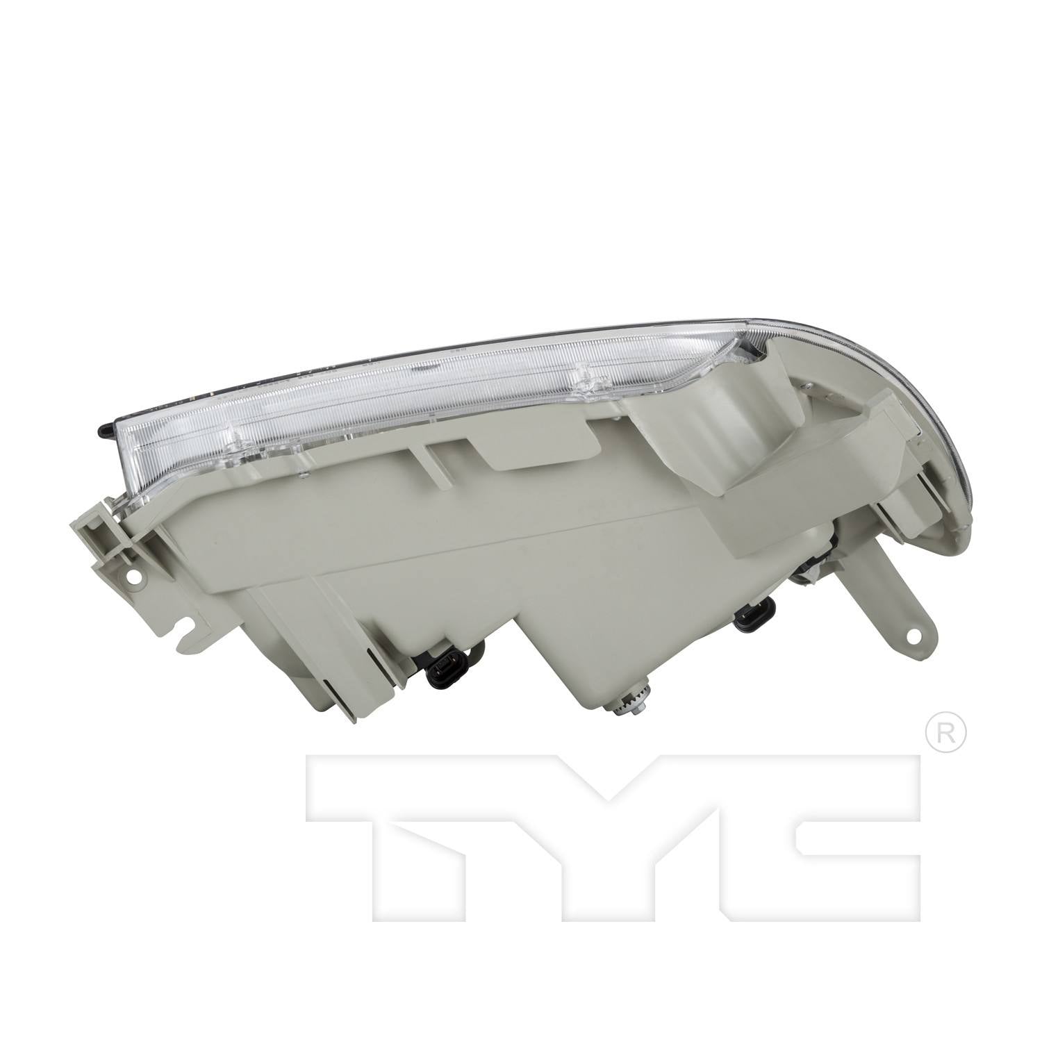 Bottom View of Left Headlight Assembly TYC 20-6406-00