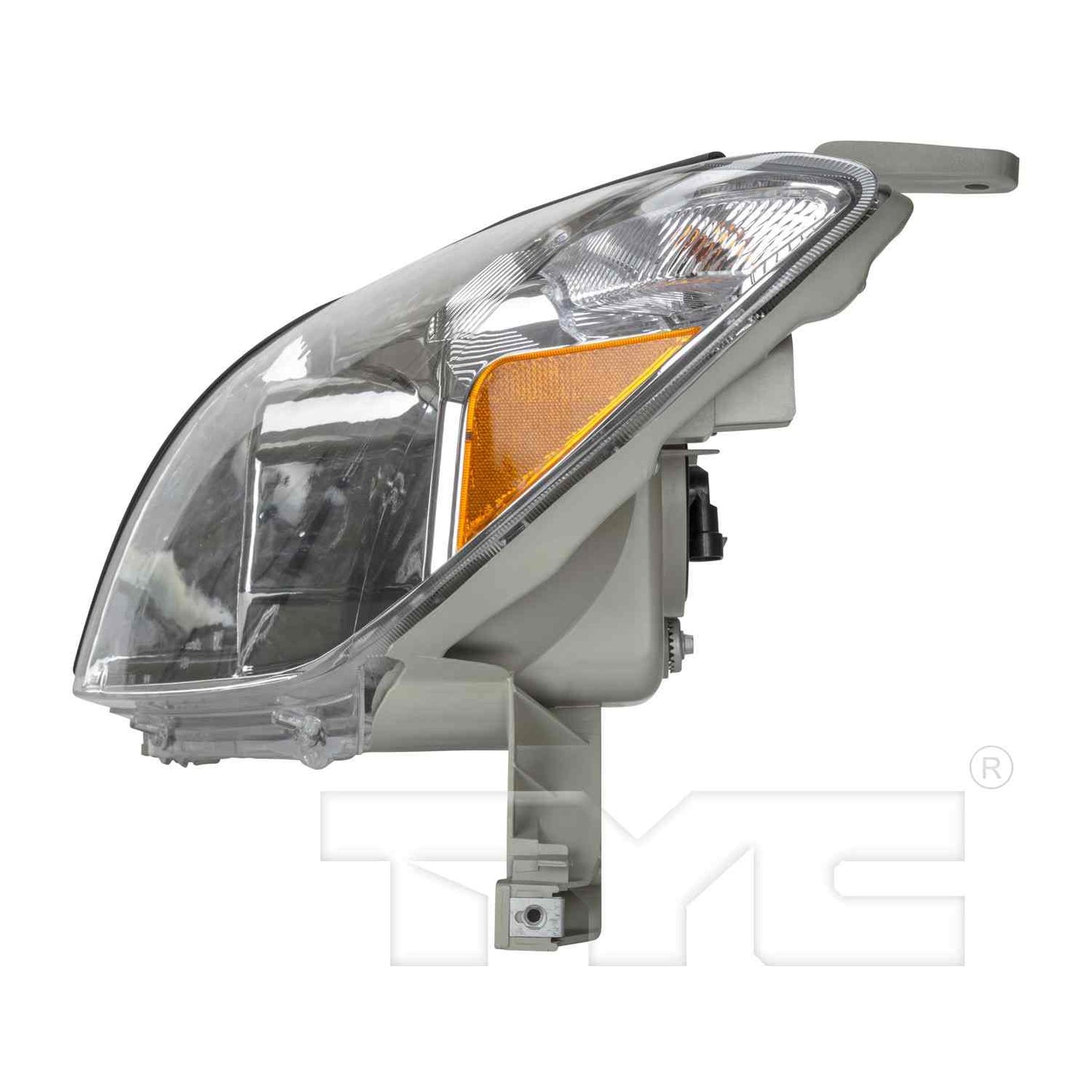 Side View of Left Headlight Assembly TYC 20-6406-00