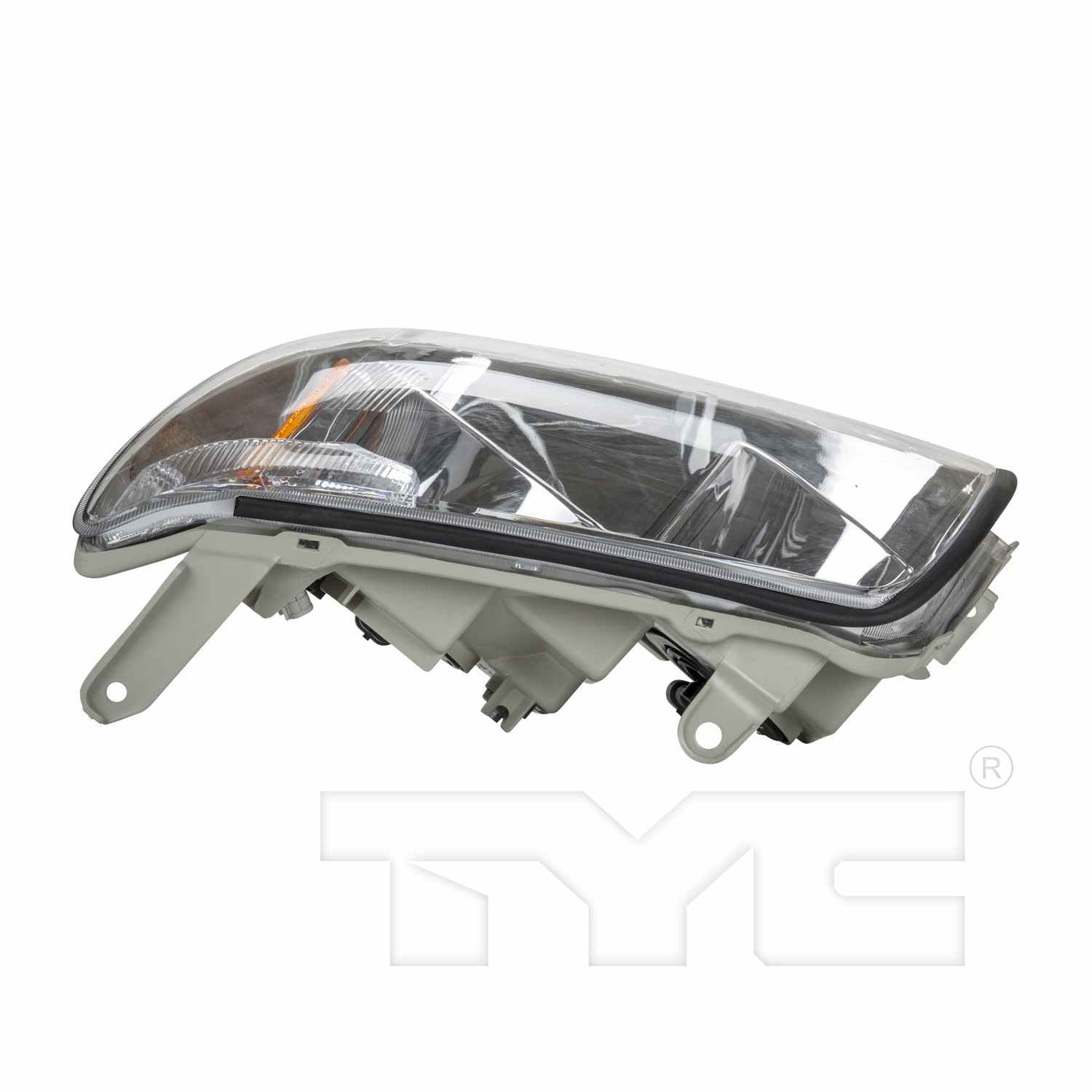 Top View of Left Headlight Assembly TYC 20-6406-00