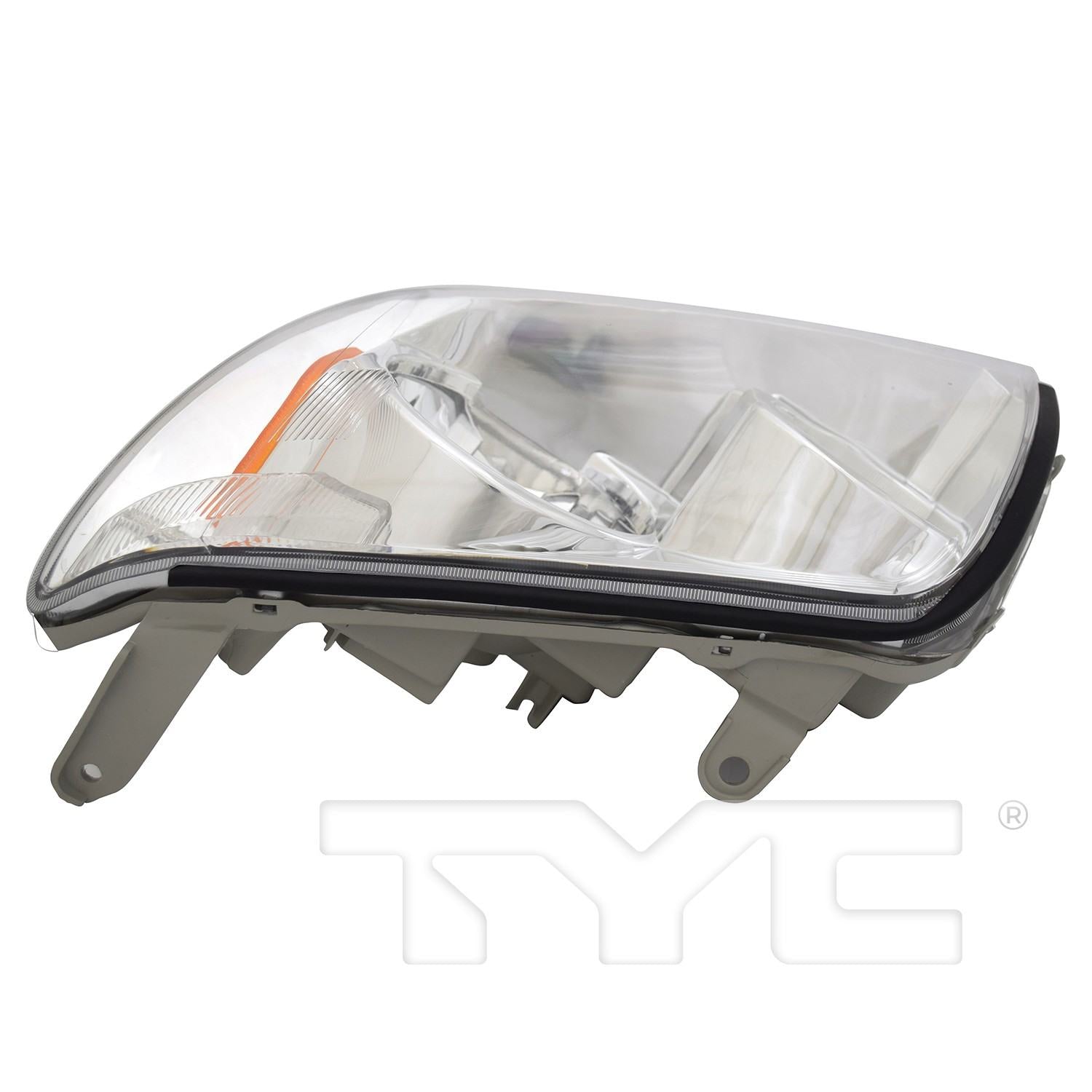 Top View of Left Headlight Assembly TYC 20-6406-01-9