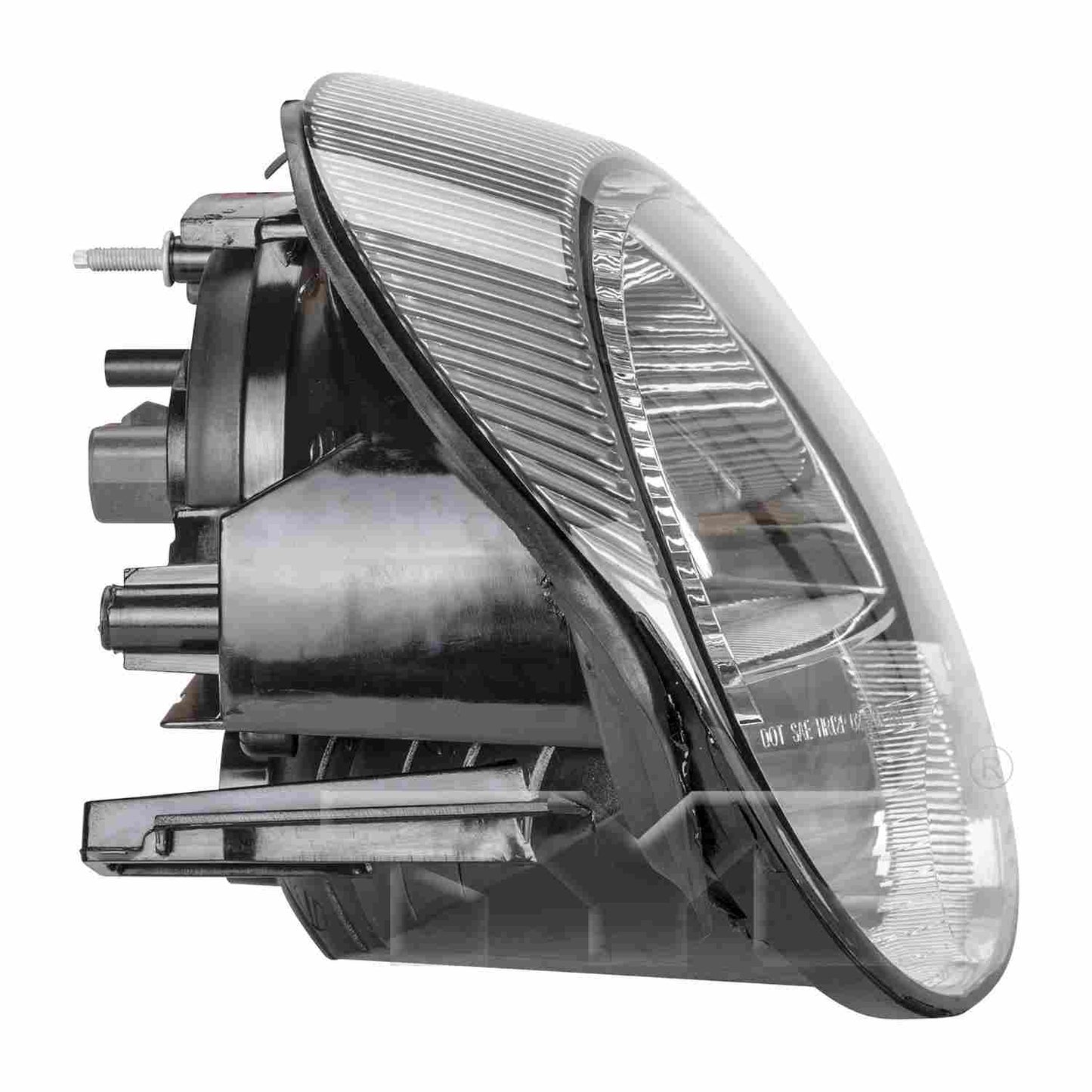 Side View of Right Headlight Assembly TYC 20-6423-00