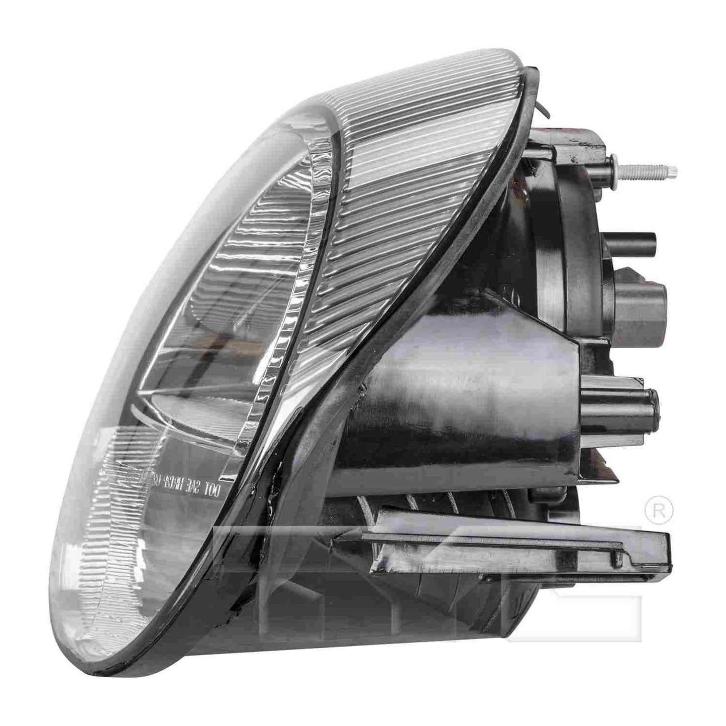 Side View of Left Headlight Assembly TYC 20-6424-00