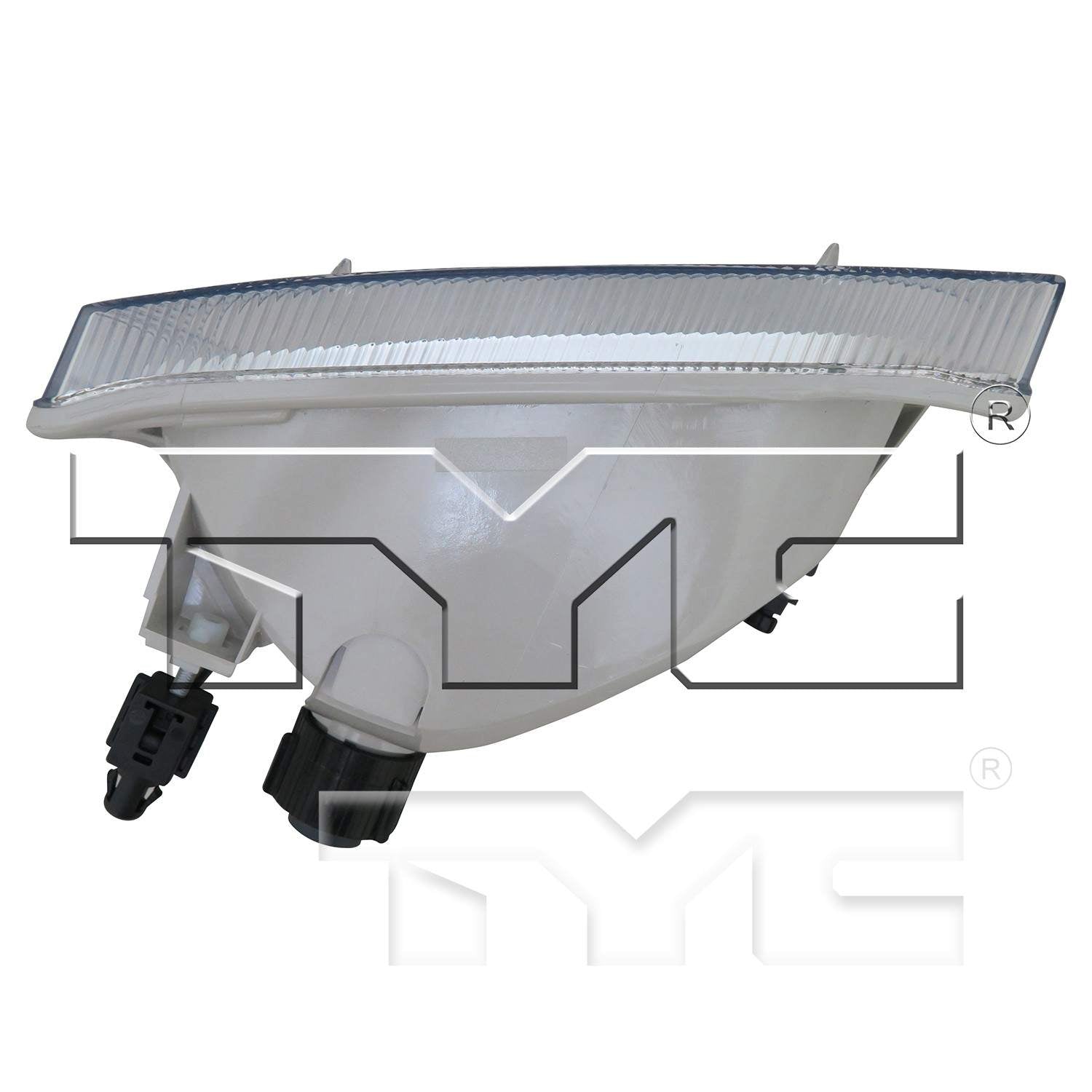 Bottom View of Right Headlight Assembly TYC 20-6439-00-9