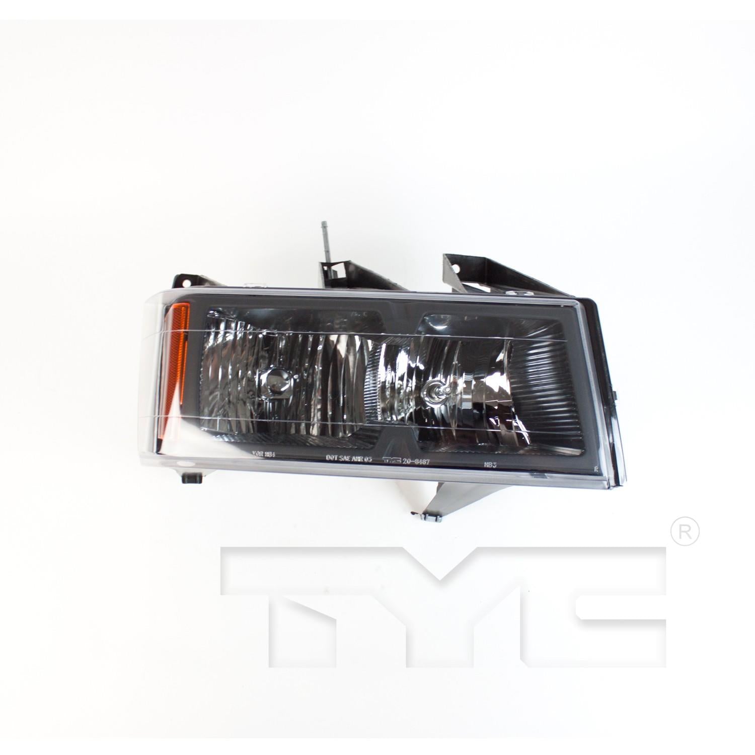 Front View of Right Headlight Assembly TYC 20-6467-00