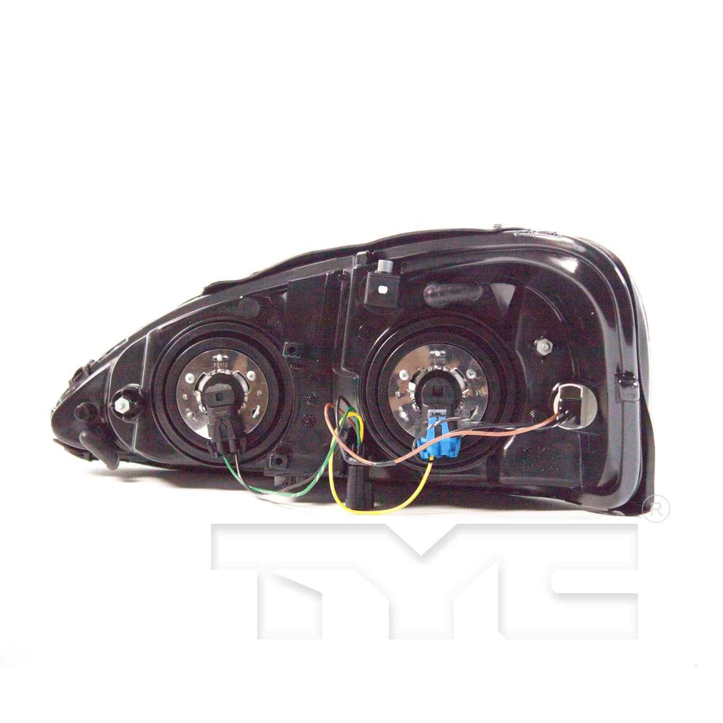 Back View of Right Headlight Assembly TYC 20-6487-00-9