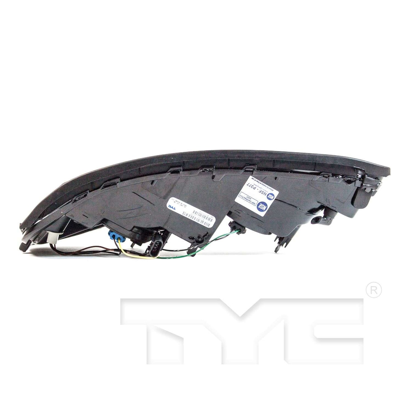 Bottom View of Right Headlight Assembly TYC 20-6487-00-9