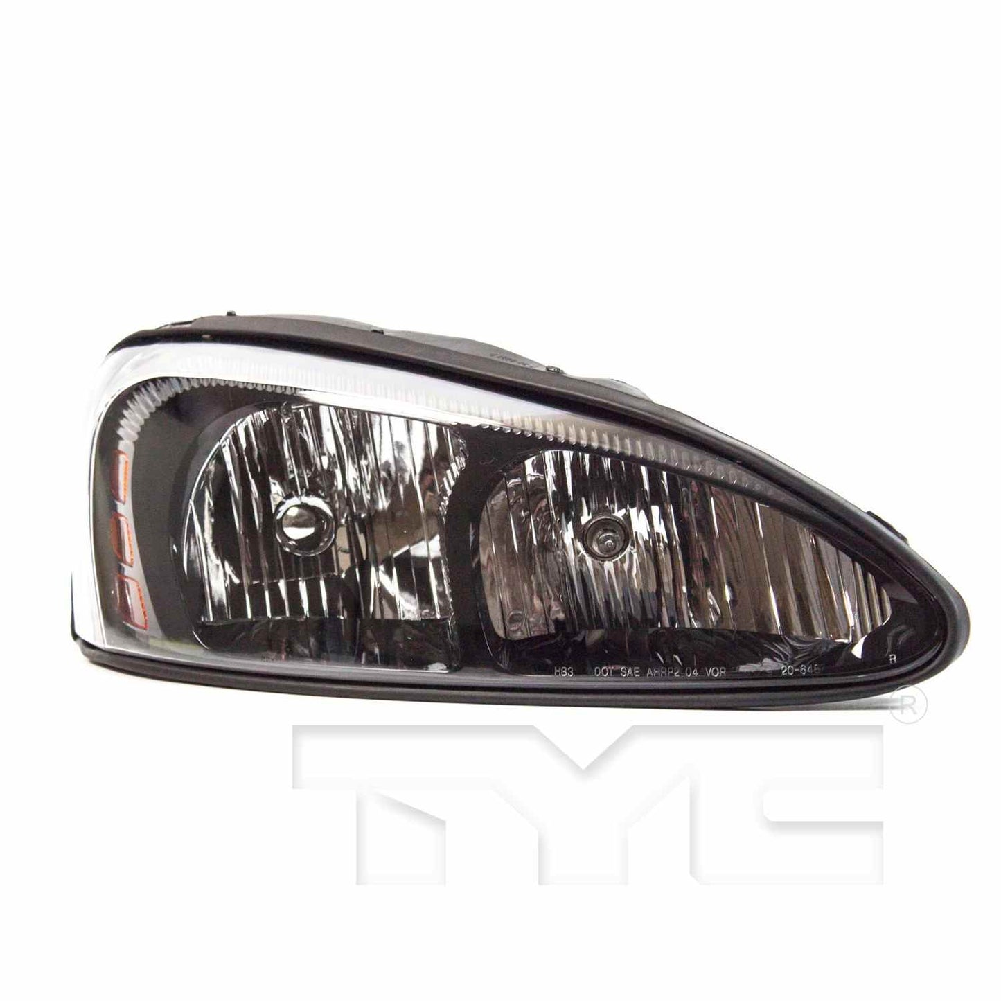 Front View of Right Headlight Assembly TYC 20-6487-00-9