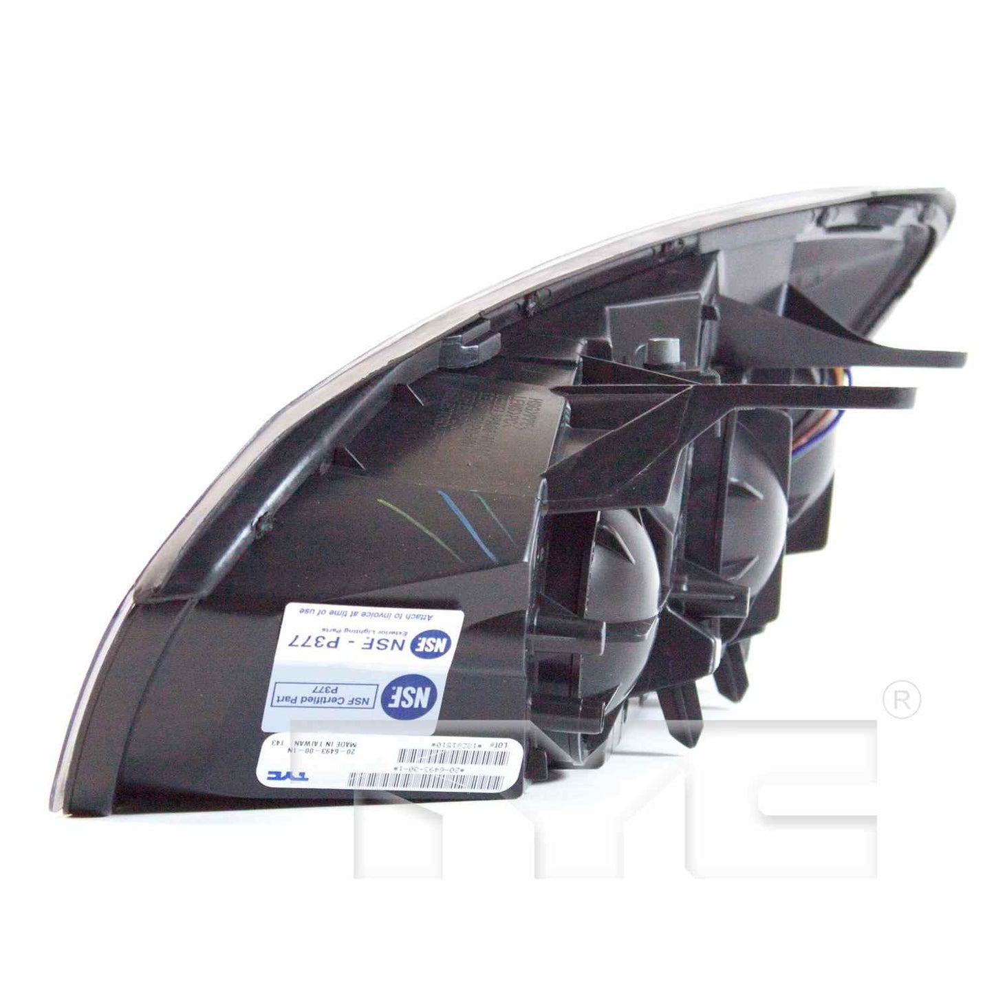 Angle View of Headlight Assembly TYC 20-6493-00-9