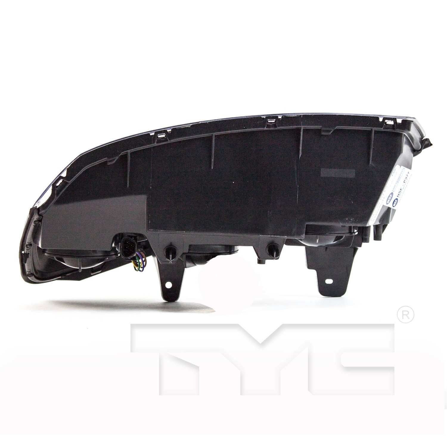 Bottom View of Headlight Assembly TYC 20-6493-00-9