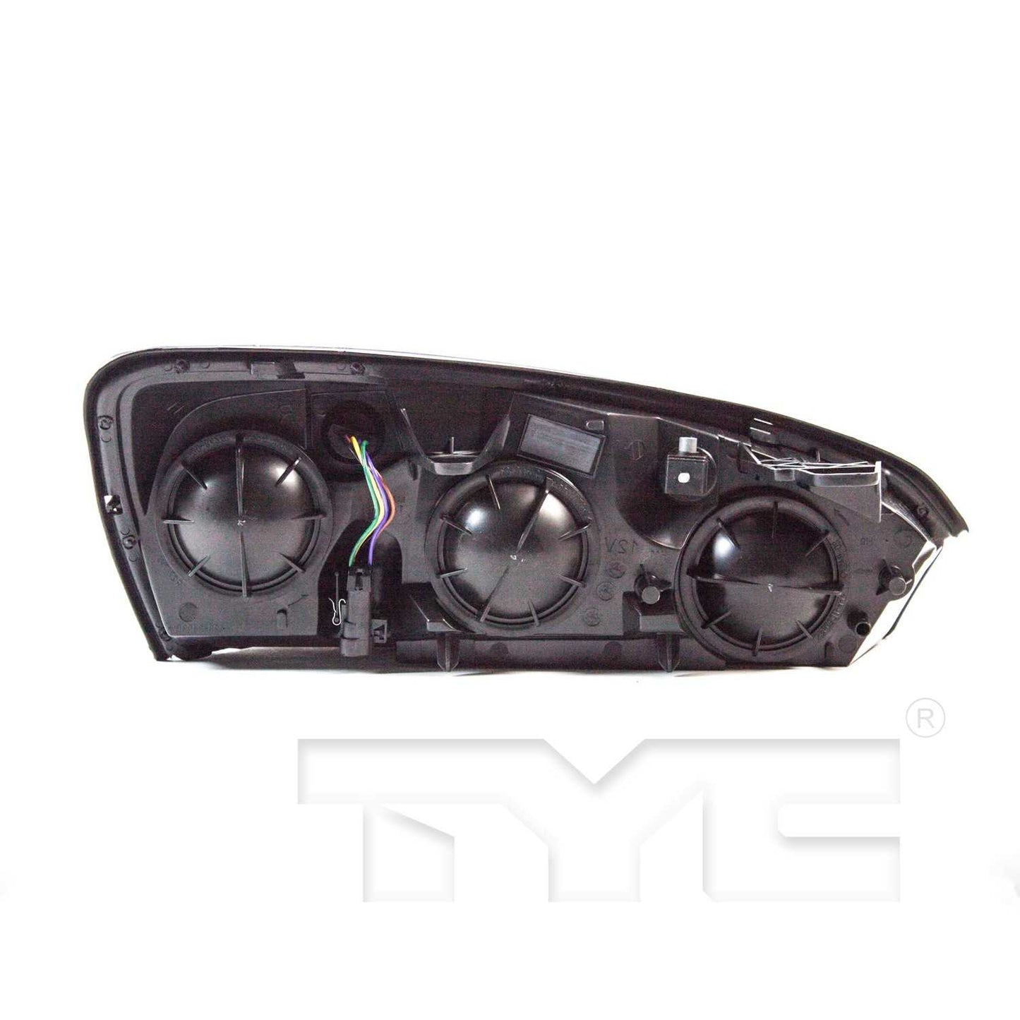 Back View of Left Headlight Assembly TYC 20-6494-00-9