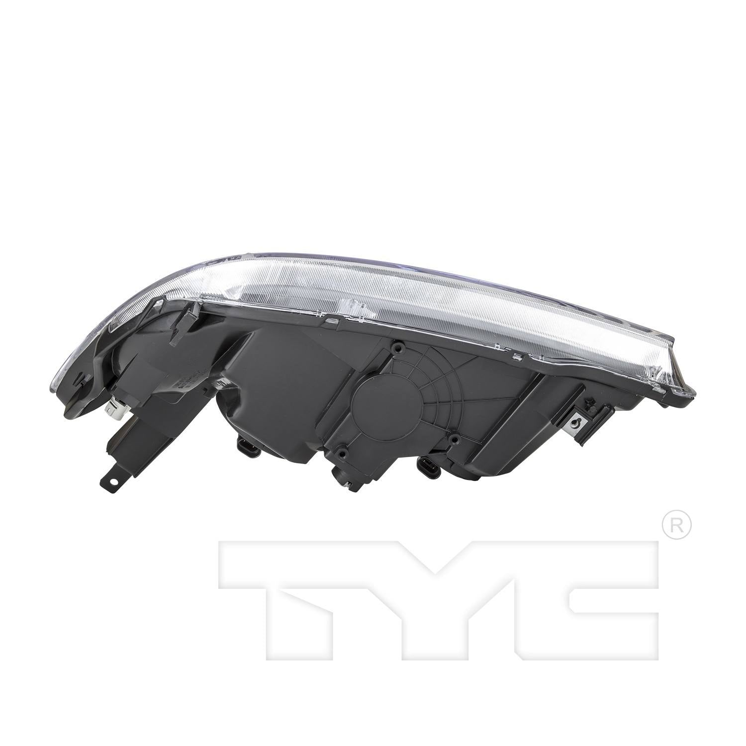 Bottom View of Right Headlight Assembly TYC 20-6499-00