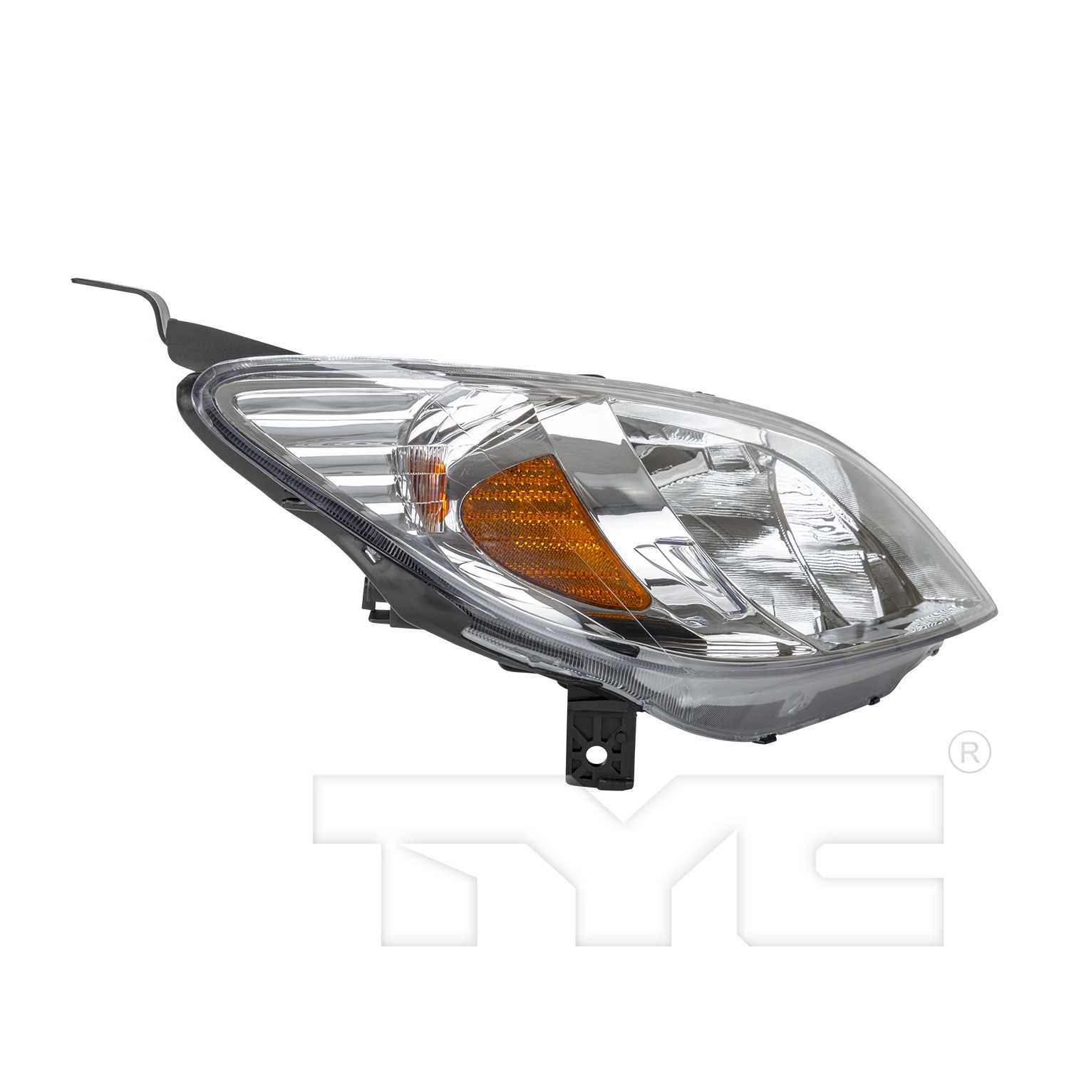 Side View of Right Headlight Assembly TYC 20-6499-00