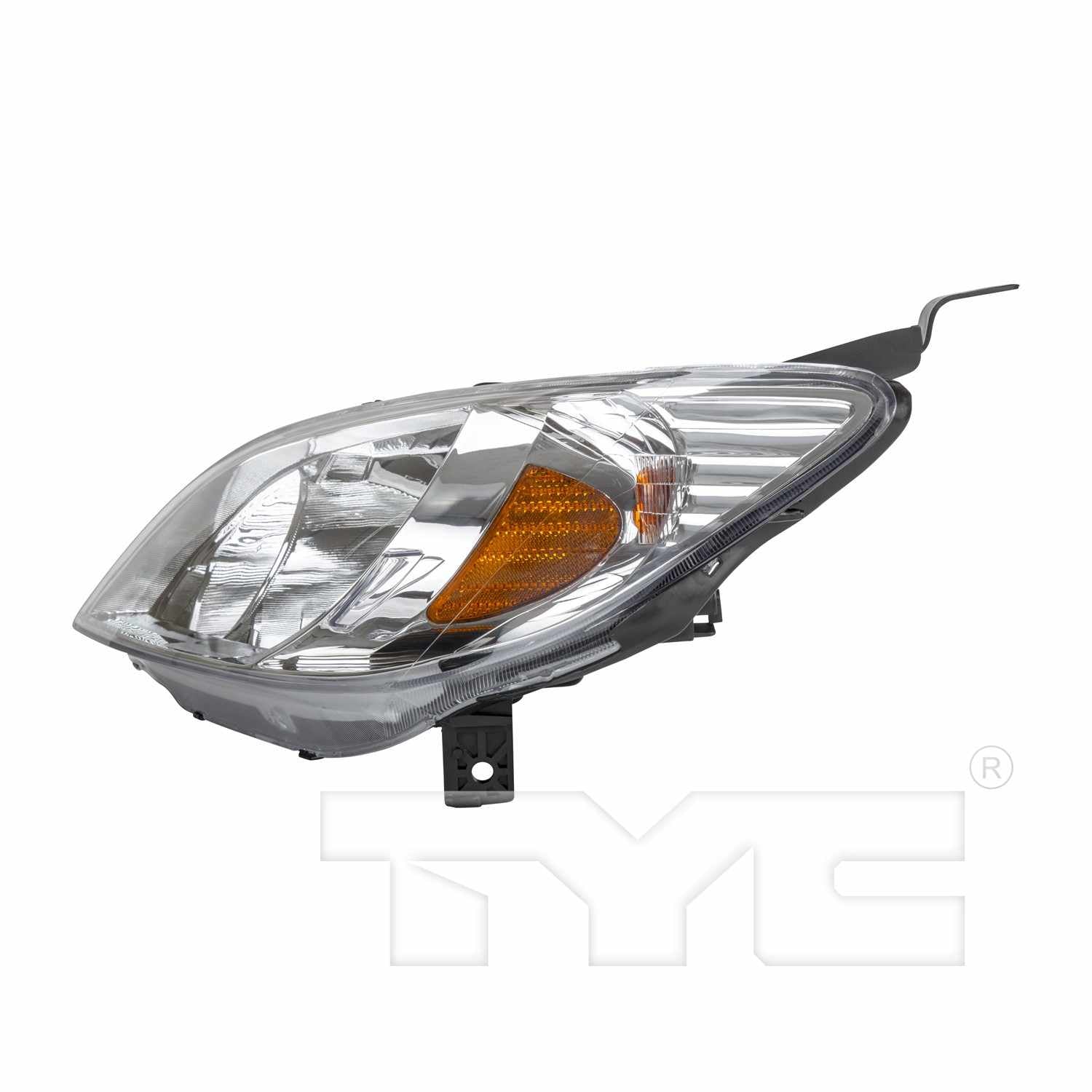 Side View of Left Headlight Assembly TYC 20-6500-00