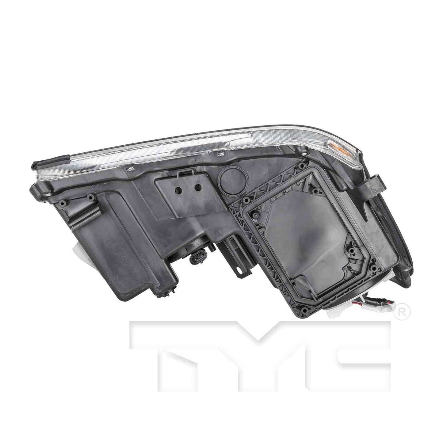 Bottom View of Left Headlight Assembly TYC 20-6506-90