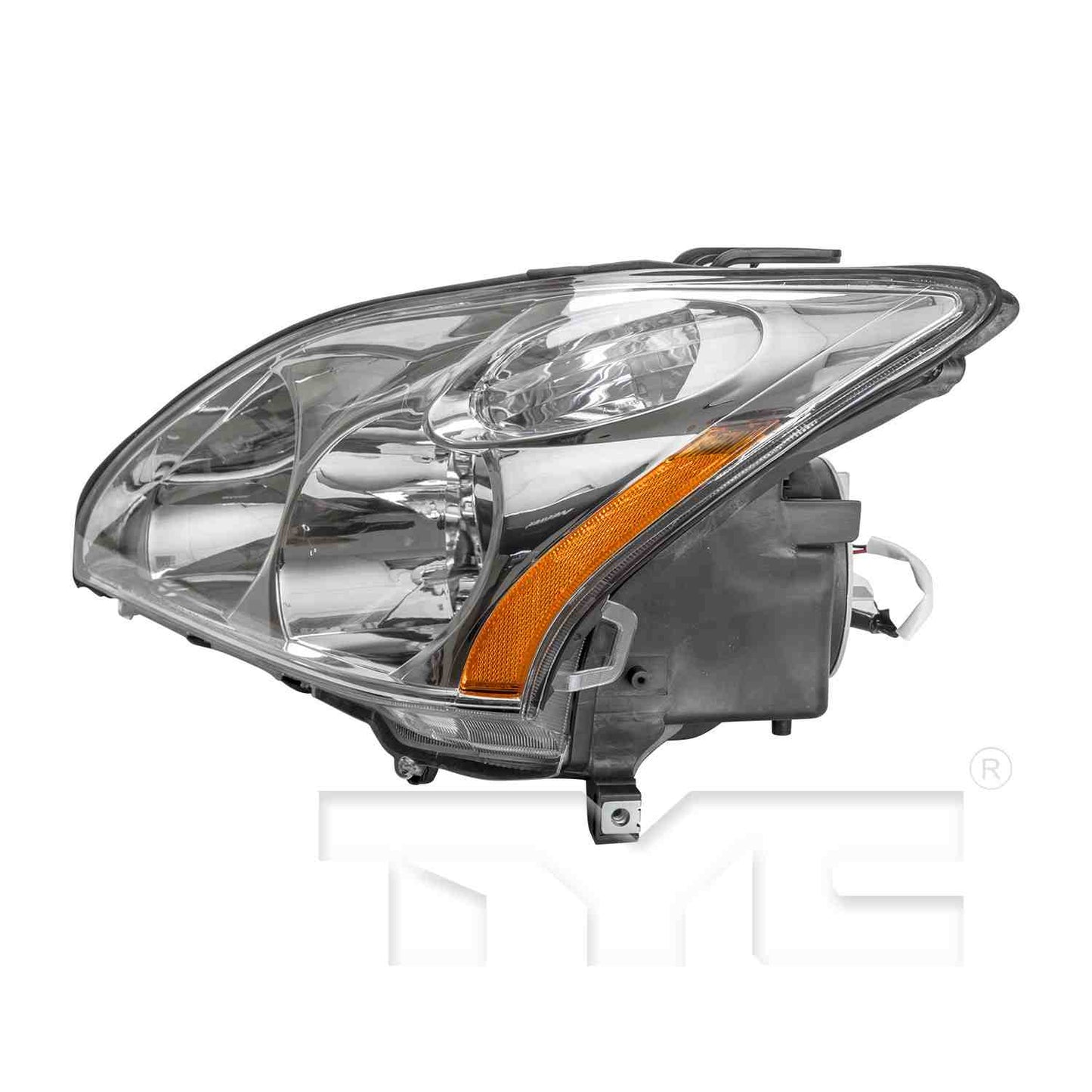 Side View of Left Headlight Assembly TYC 20-6506-90