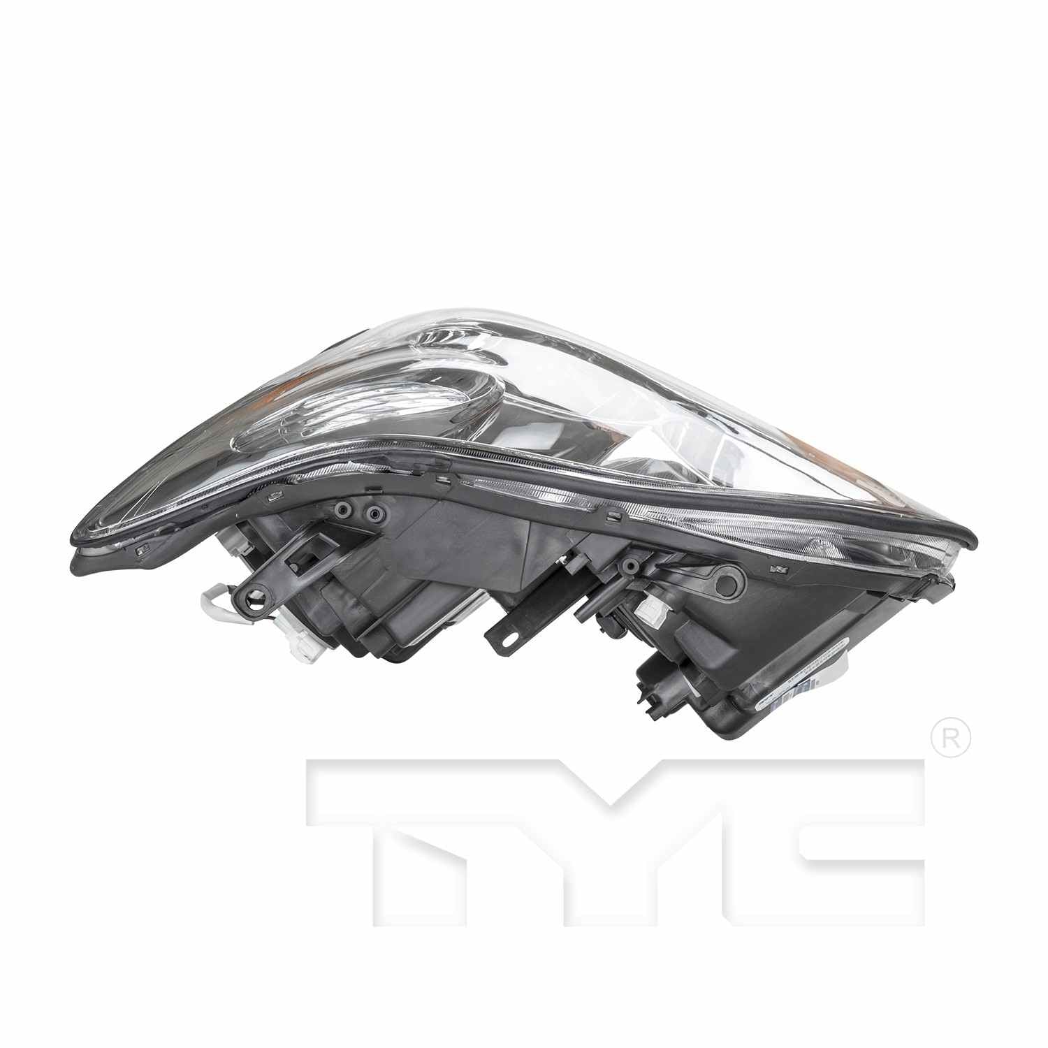 Top View of Left Headlight Assembly TYC 20-6506-90