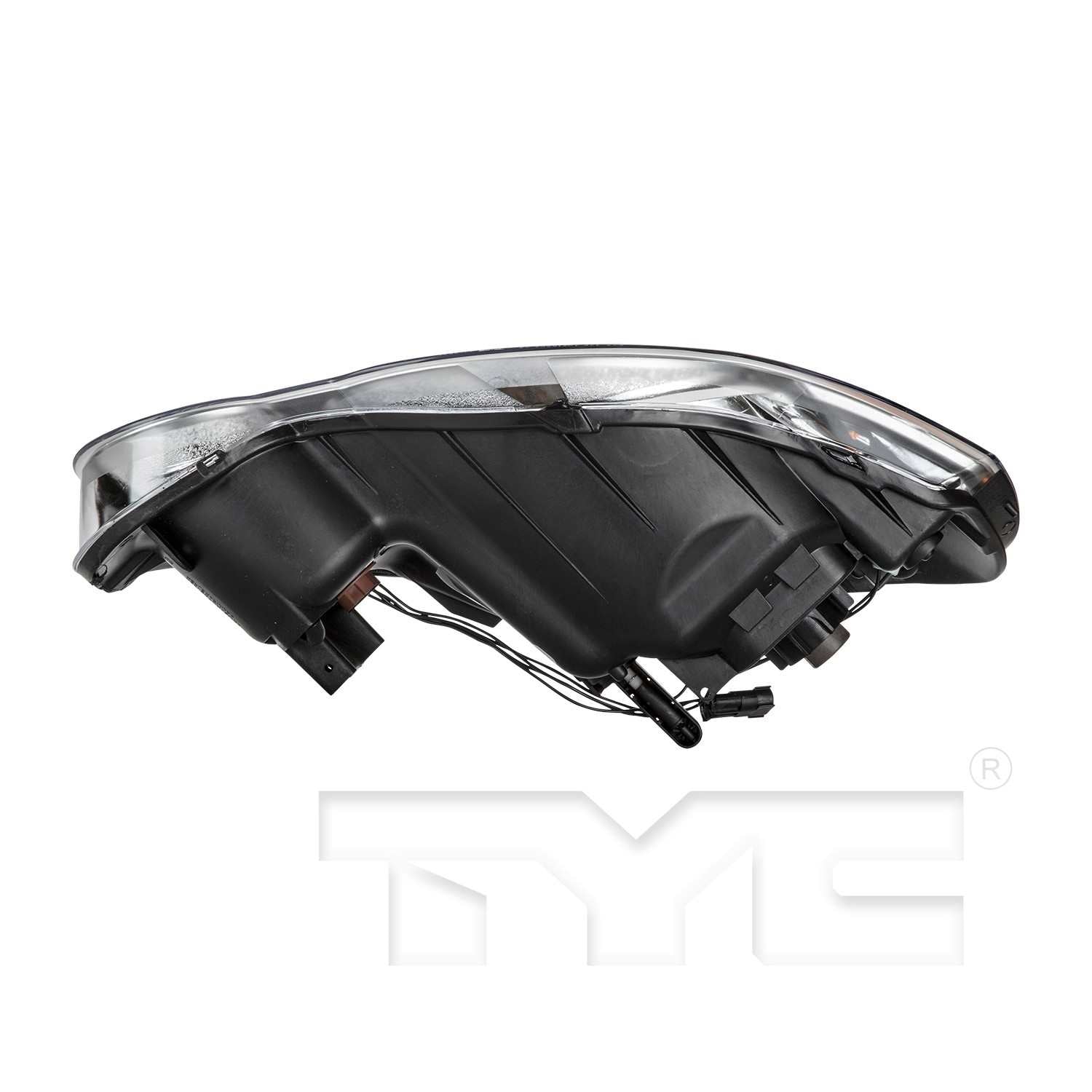 Bottom View of Left Headlight Assembly TYC 20-6540-00