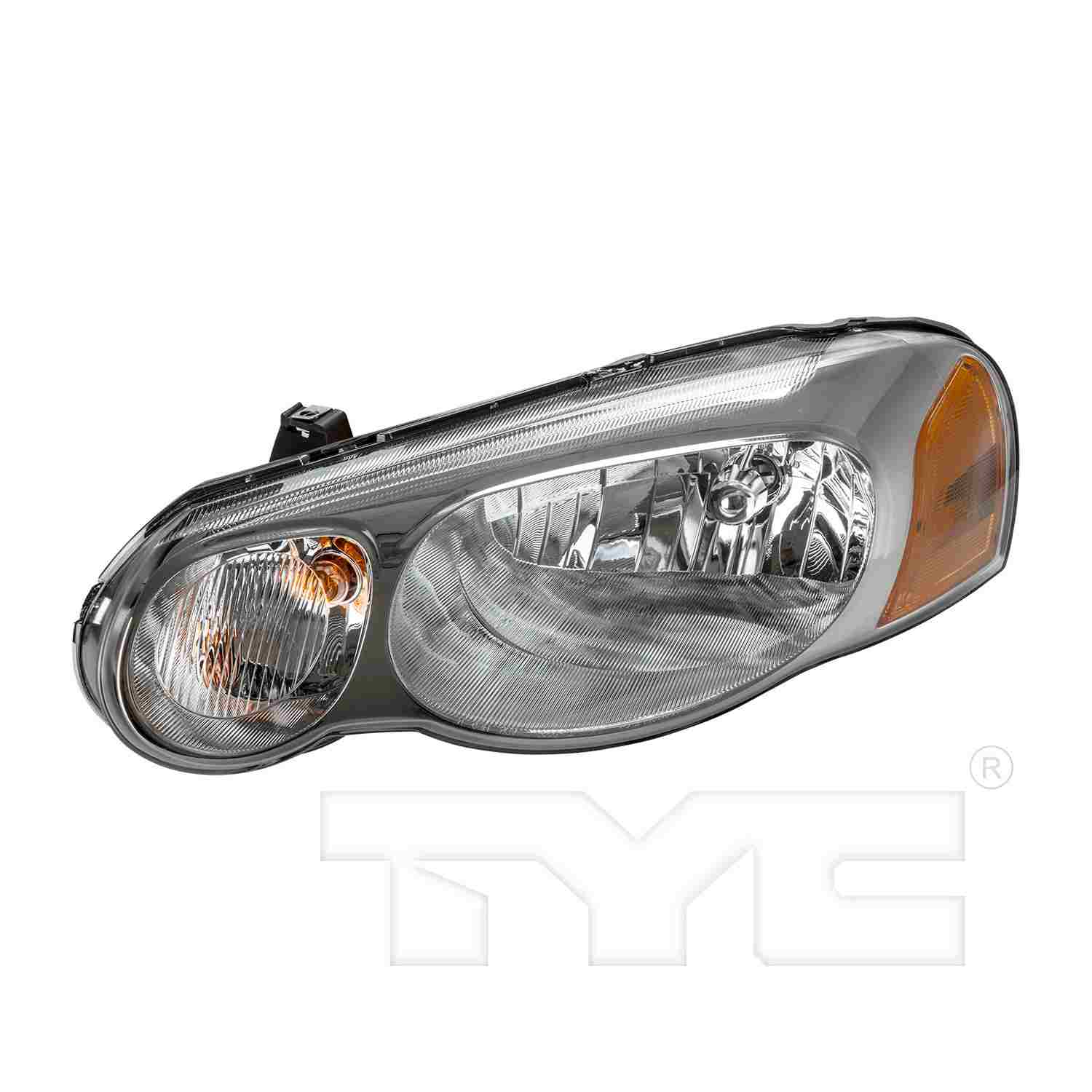 Front View of Left Headlight Assembly TYC 20-6540-00