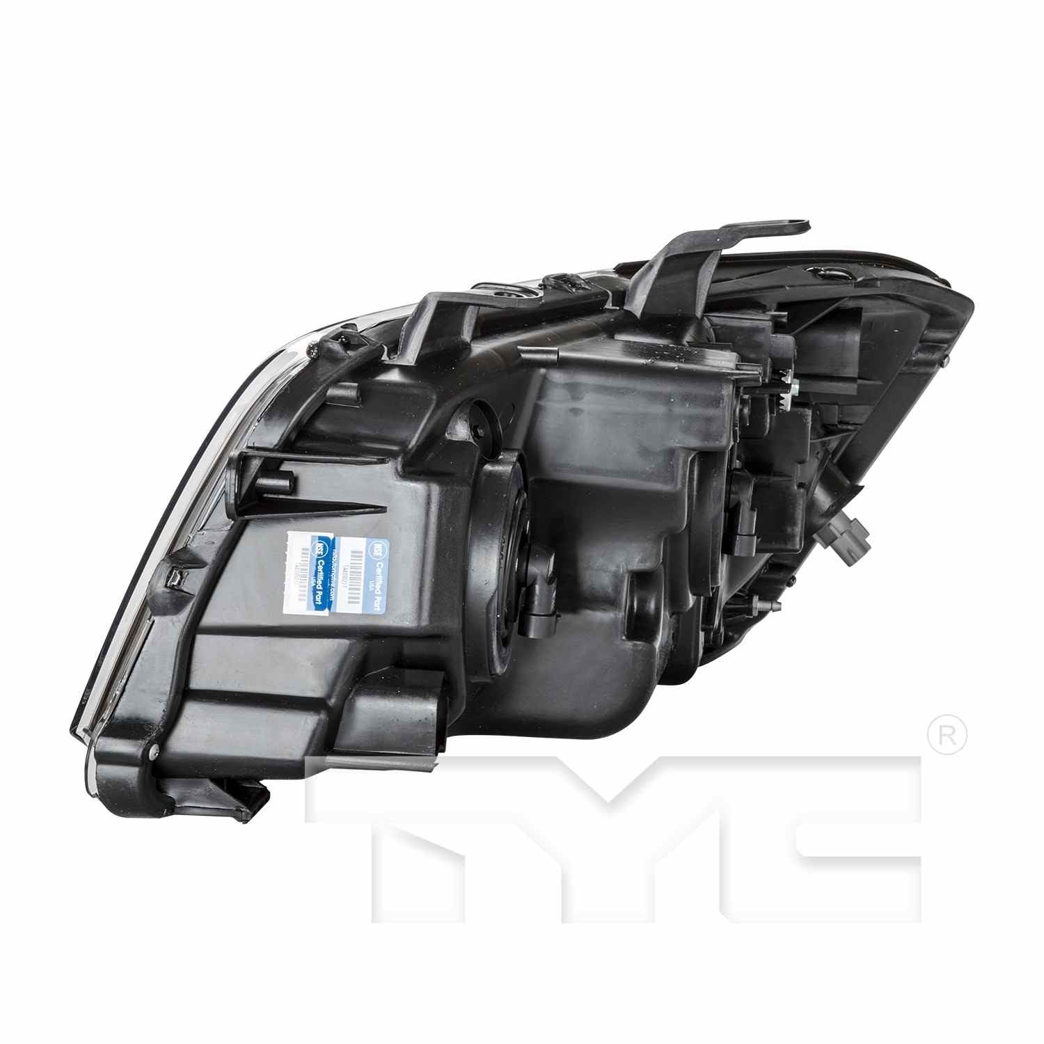 Angle View of Right Headlight Assembly TYC 20-6567-00