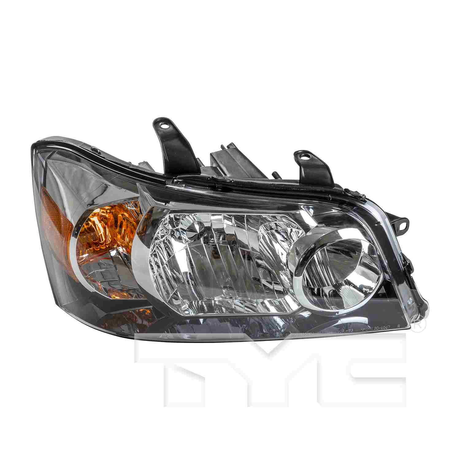 Front View of Right Headlight Assembly TYC 20-6567-00