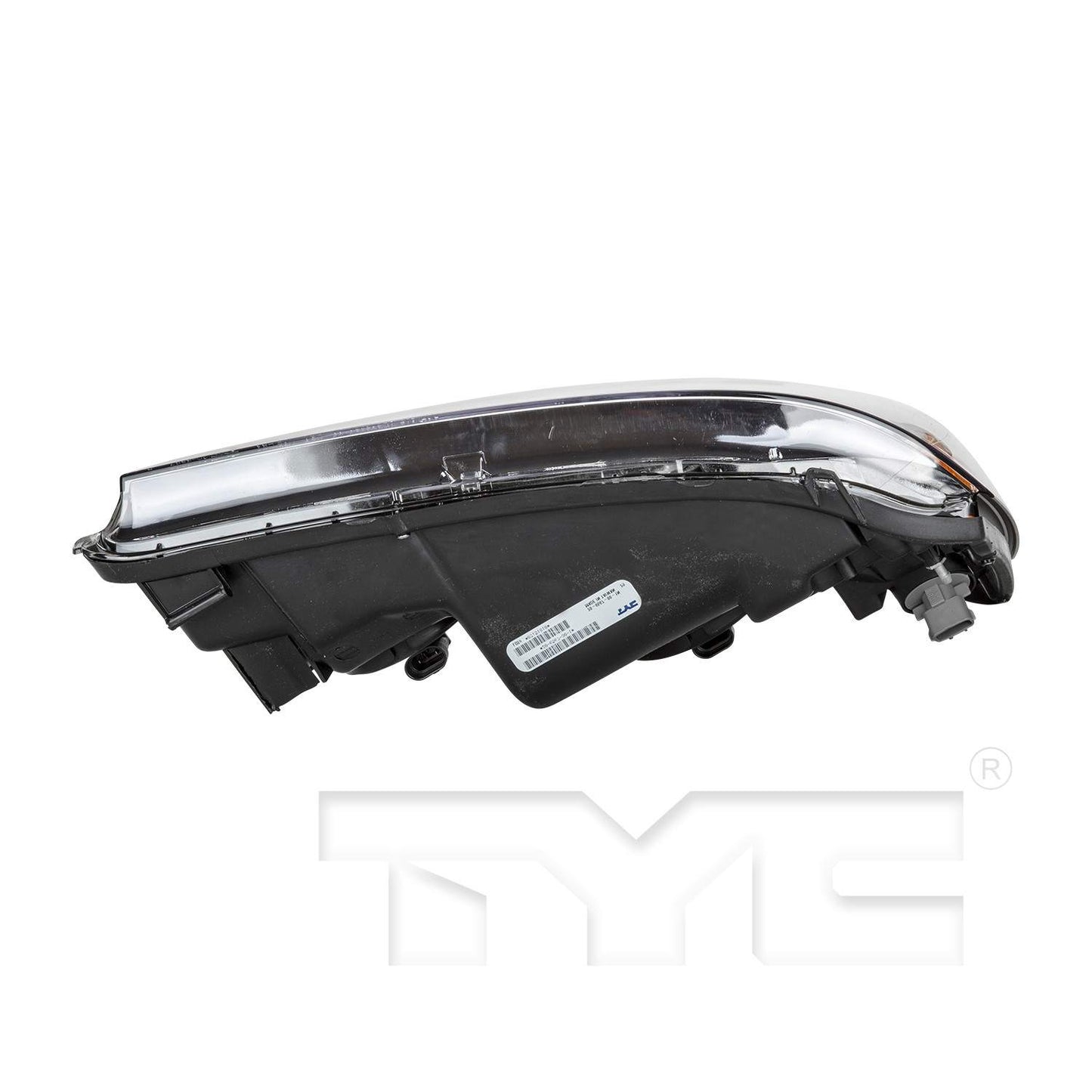 Bottom View of Left Headlight Assembly TYC 20-6568-00