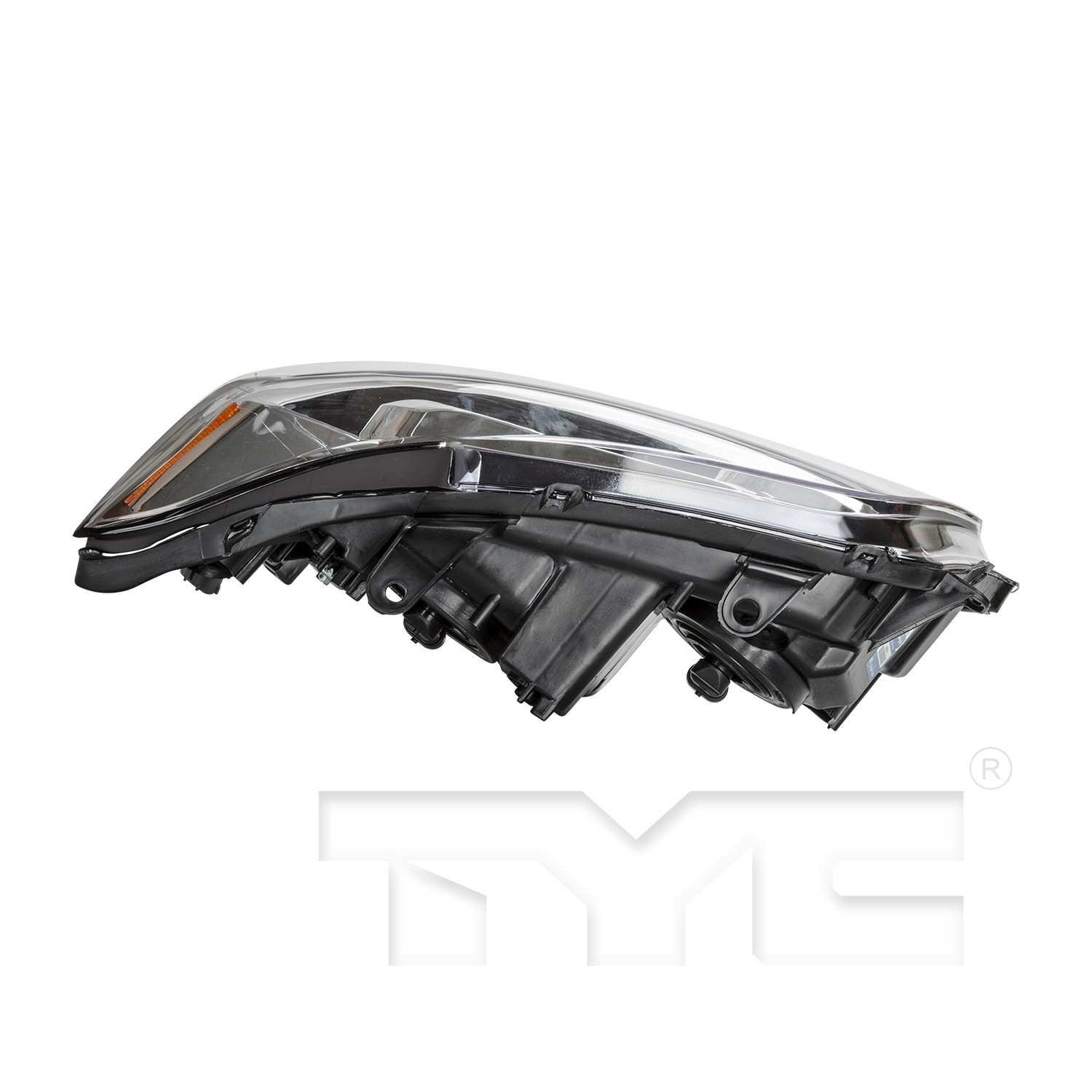 Top View of Left Headlight Assembly TYC 20-6568-00