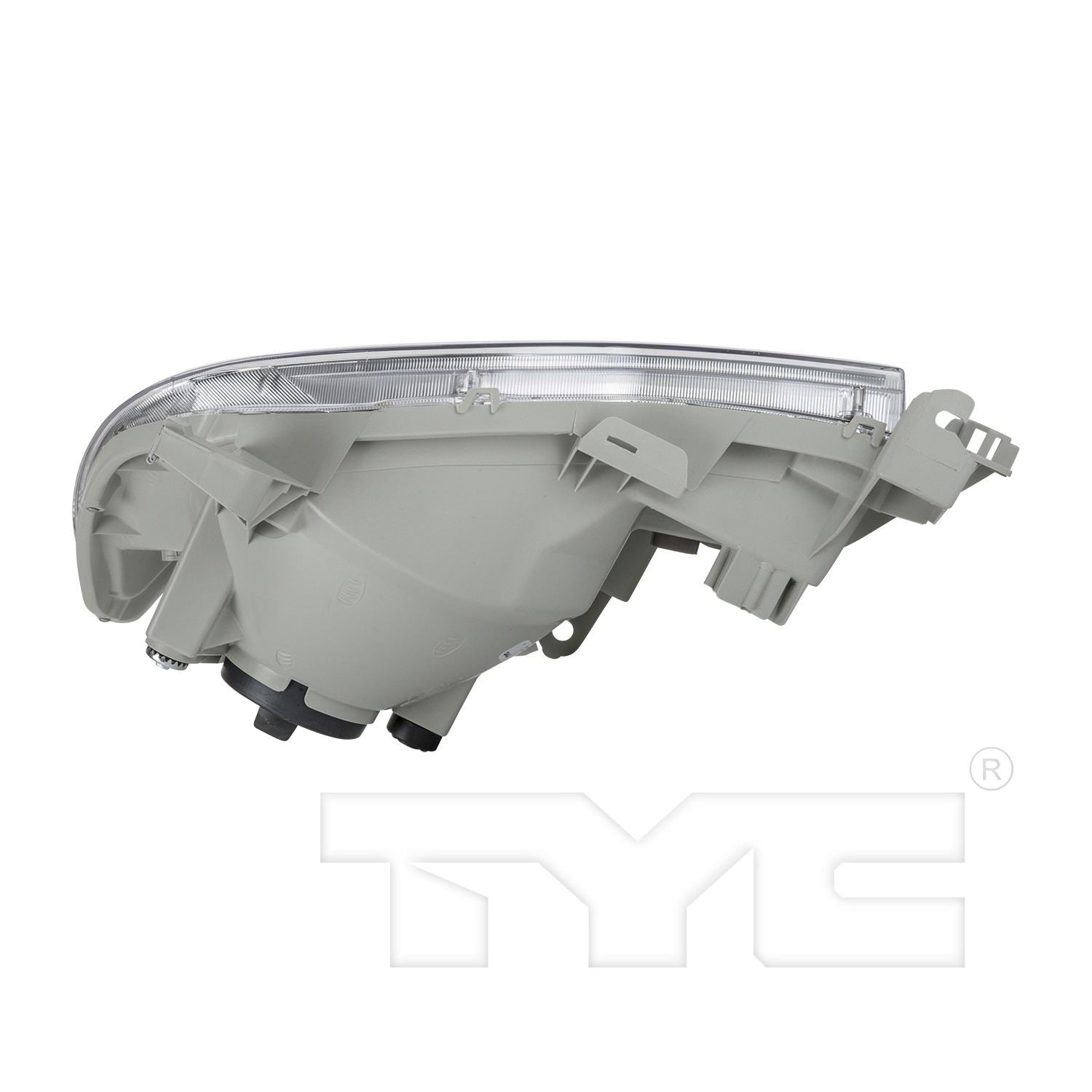 Bottom View of Right Headlight Assembly TYC 20-6577-90-9