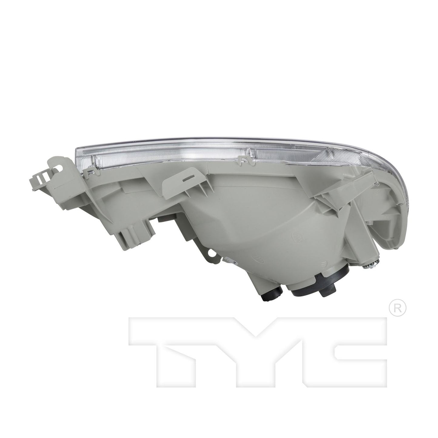 Bottom View of Left Headlight Assembly TYC 20-6578-90-9