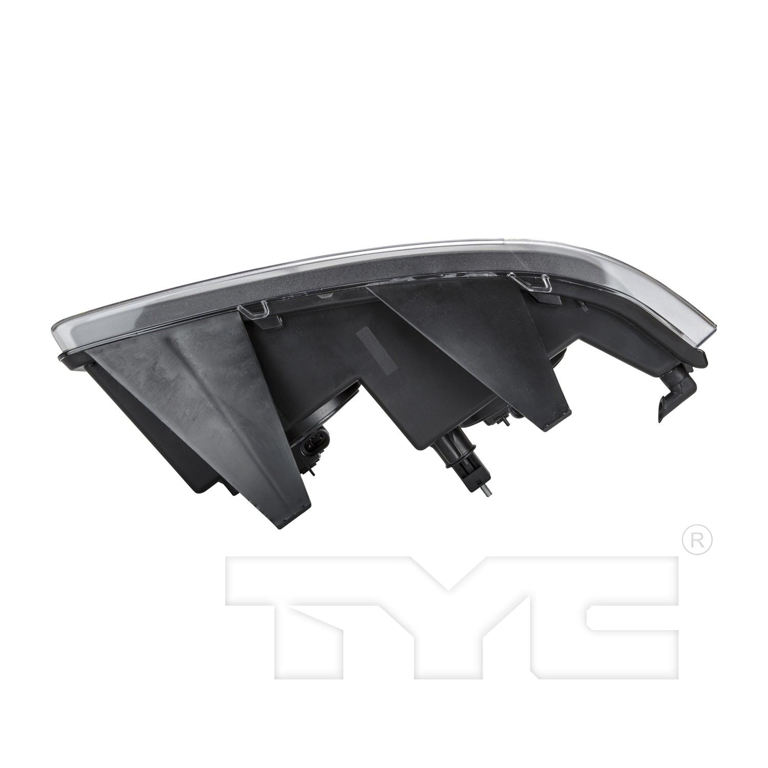 Bottom View of Left Headlight Assembly TYC 20-6582-00