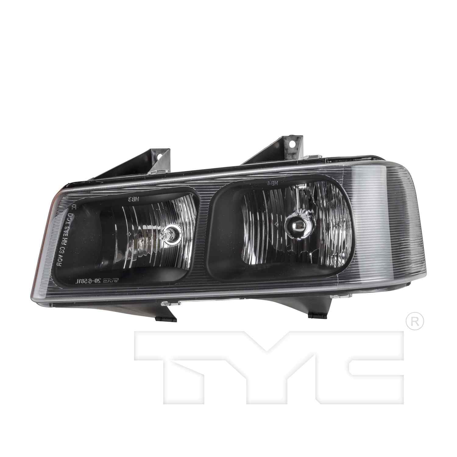 Front View of Left Headlight Assembly TYC 20-6582-00