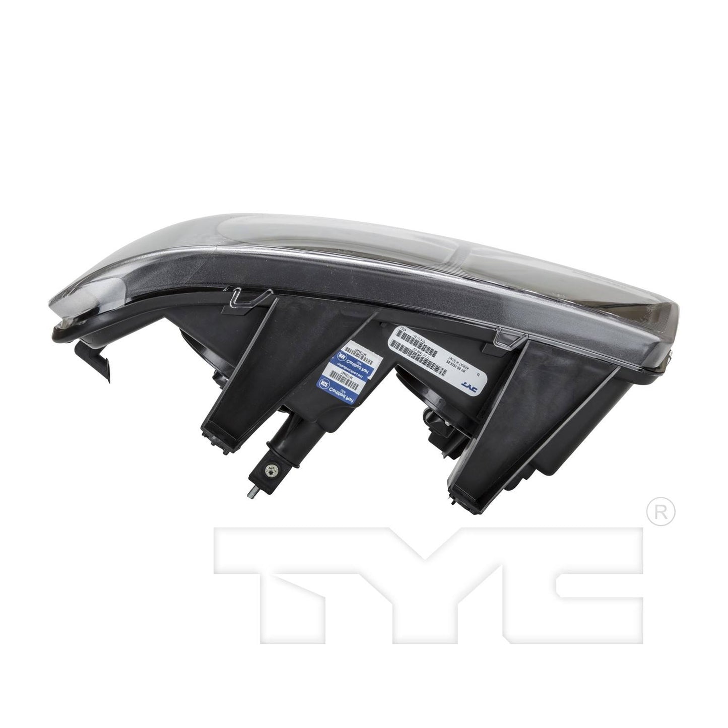 Top View of Left Headlight Assembly TYC 20-6582-00