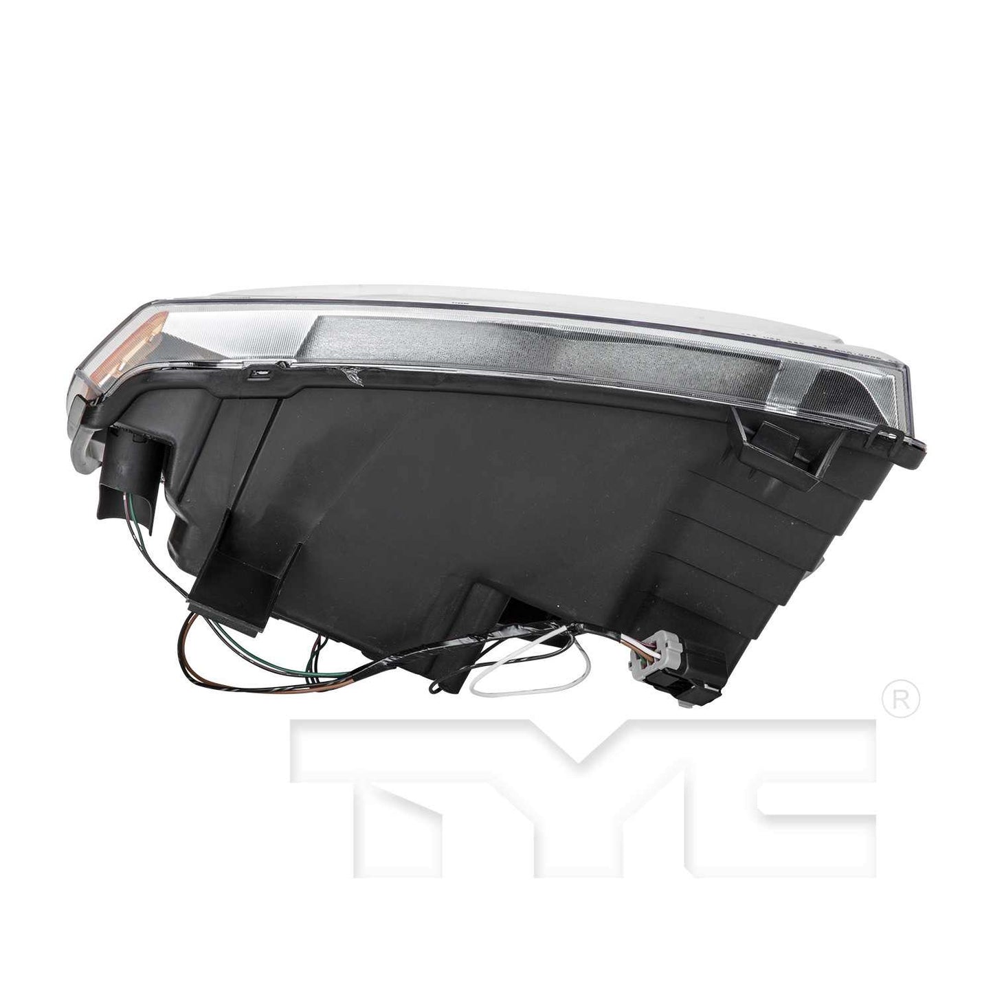 Bottom View of Right Headlight Assembly TYC 20-6589-00