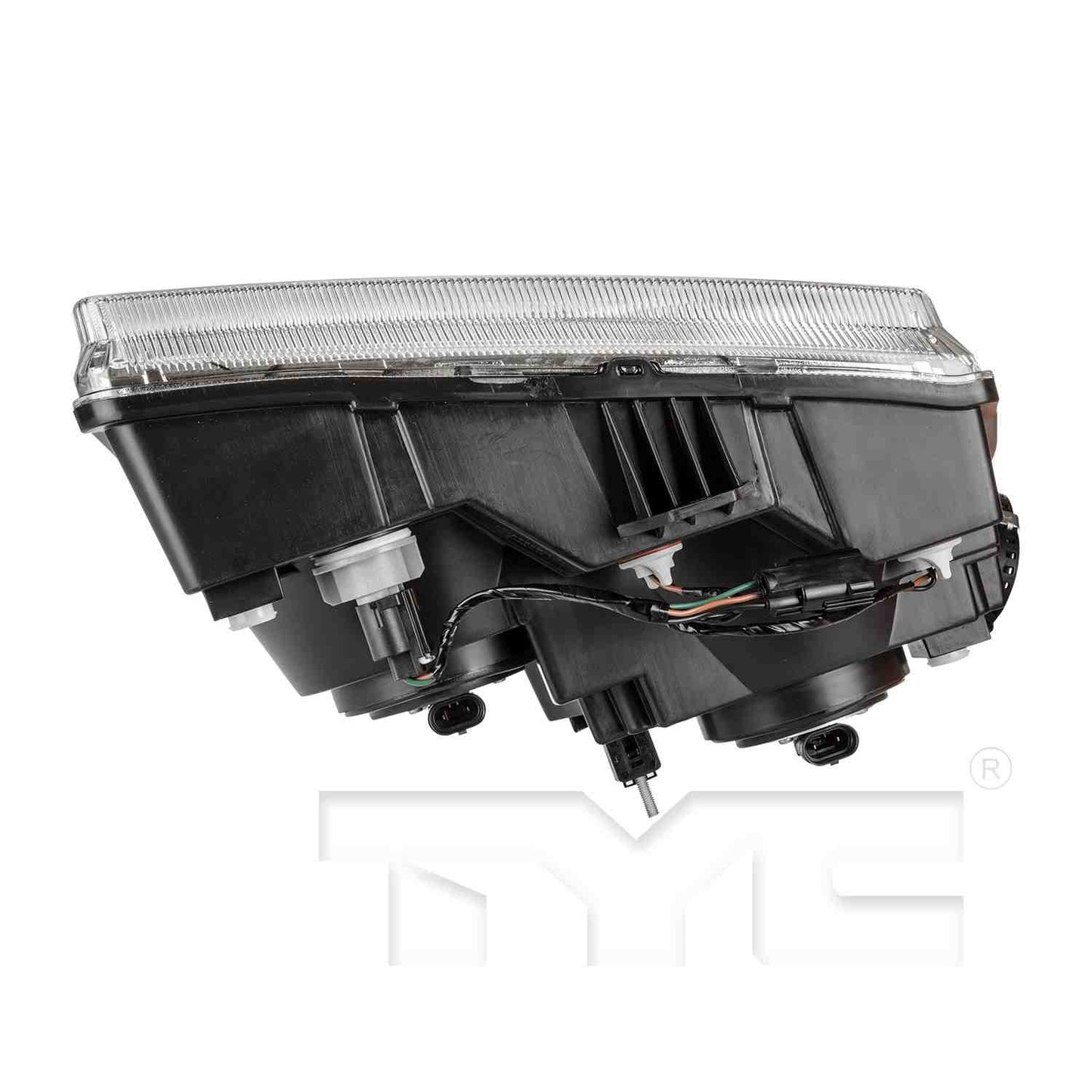 Bottom View of Headlight Assembly TYC 20-6638-00