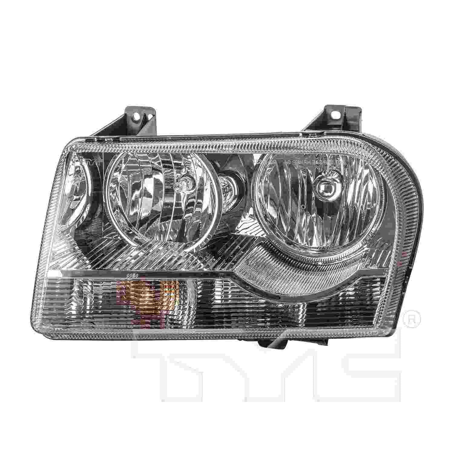 Front View of Headlight Assembly TYC 20-6638-00