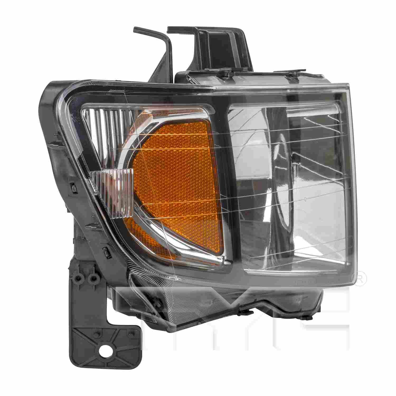 Side View of Headlight Assembly TYC 20-6671-01-9