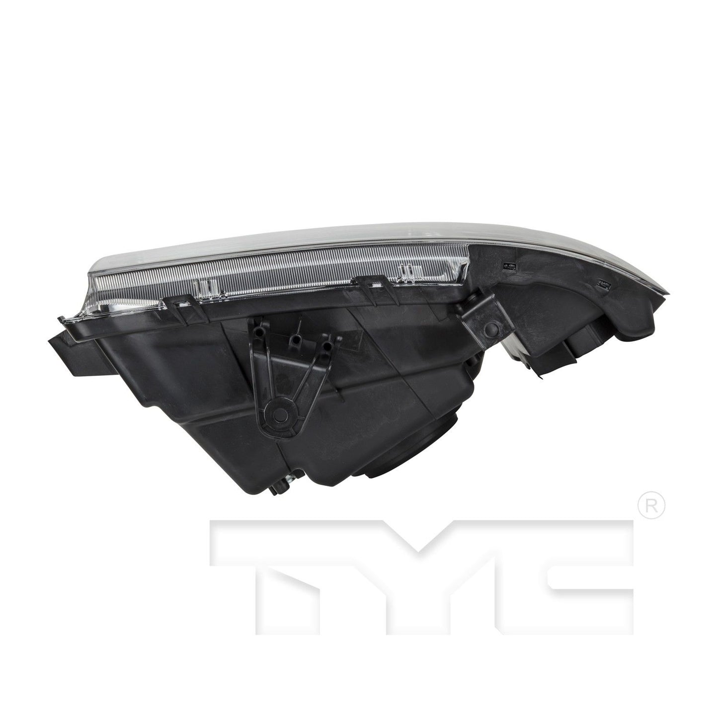 Top View of Headlight Assembly TYC 20-6671-01-9