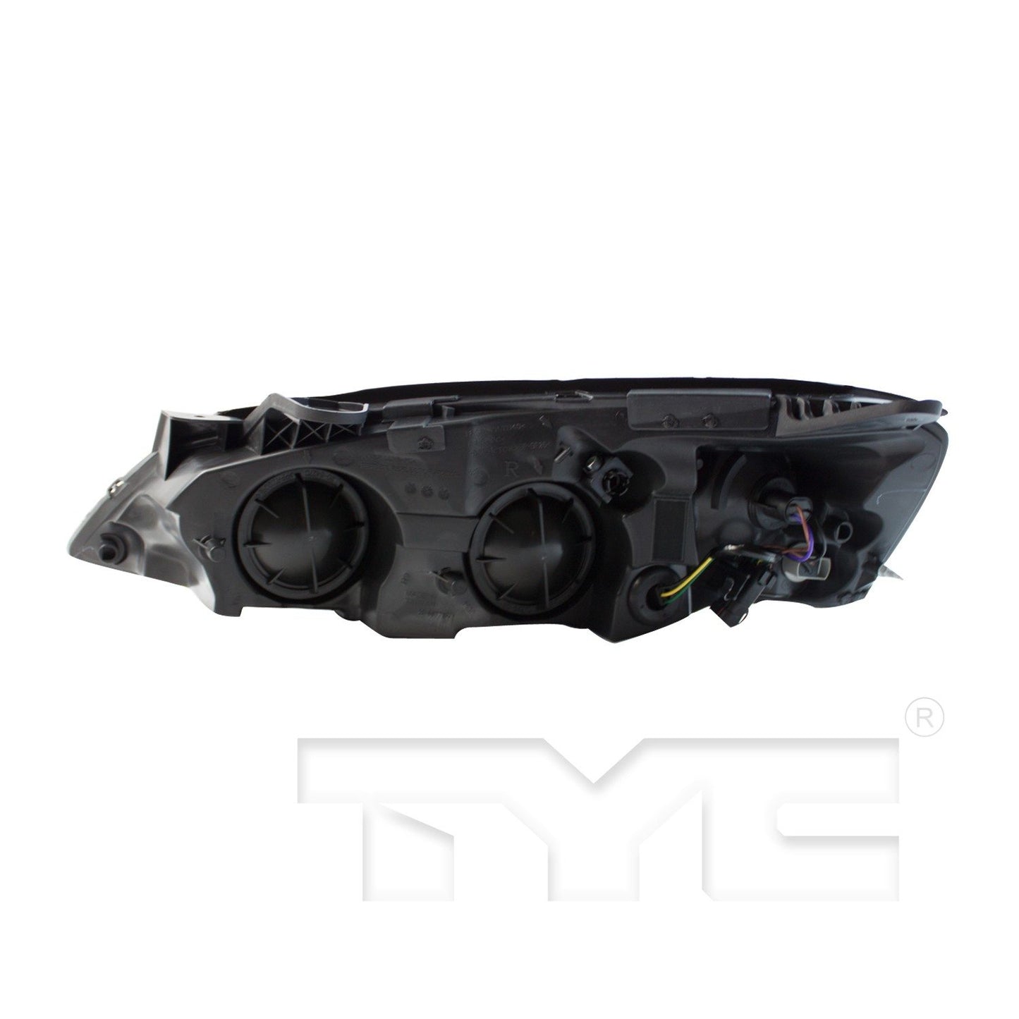 Back View of Right Headlight Assembly TYC 20-6677-00