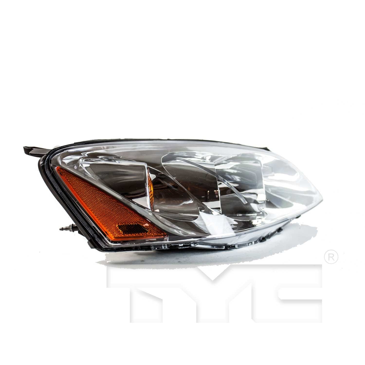 Side View of Right Headlight Assembly TYC 20-6677-00