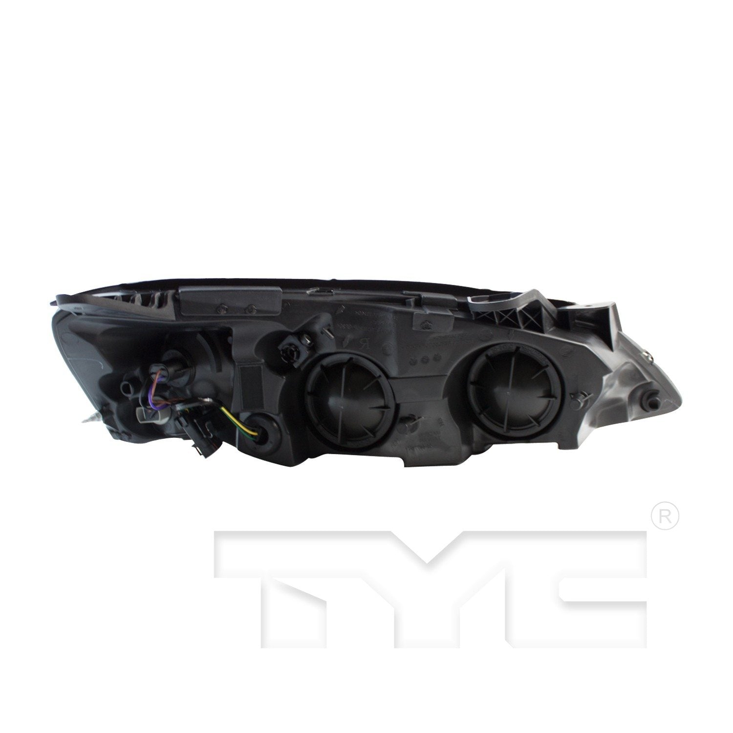 Back View of Left Headlight Assembly TYC 20-6678-00