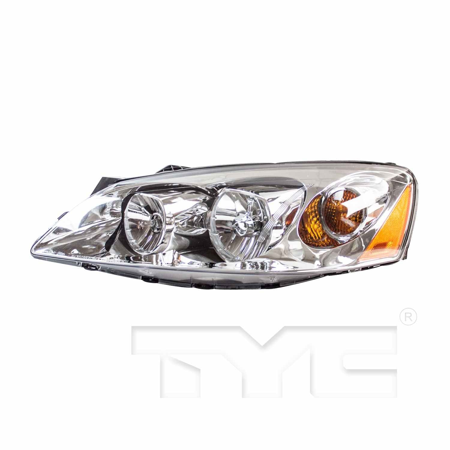 Front View of Left Headlight Assembly TYC 20-6678-00