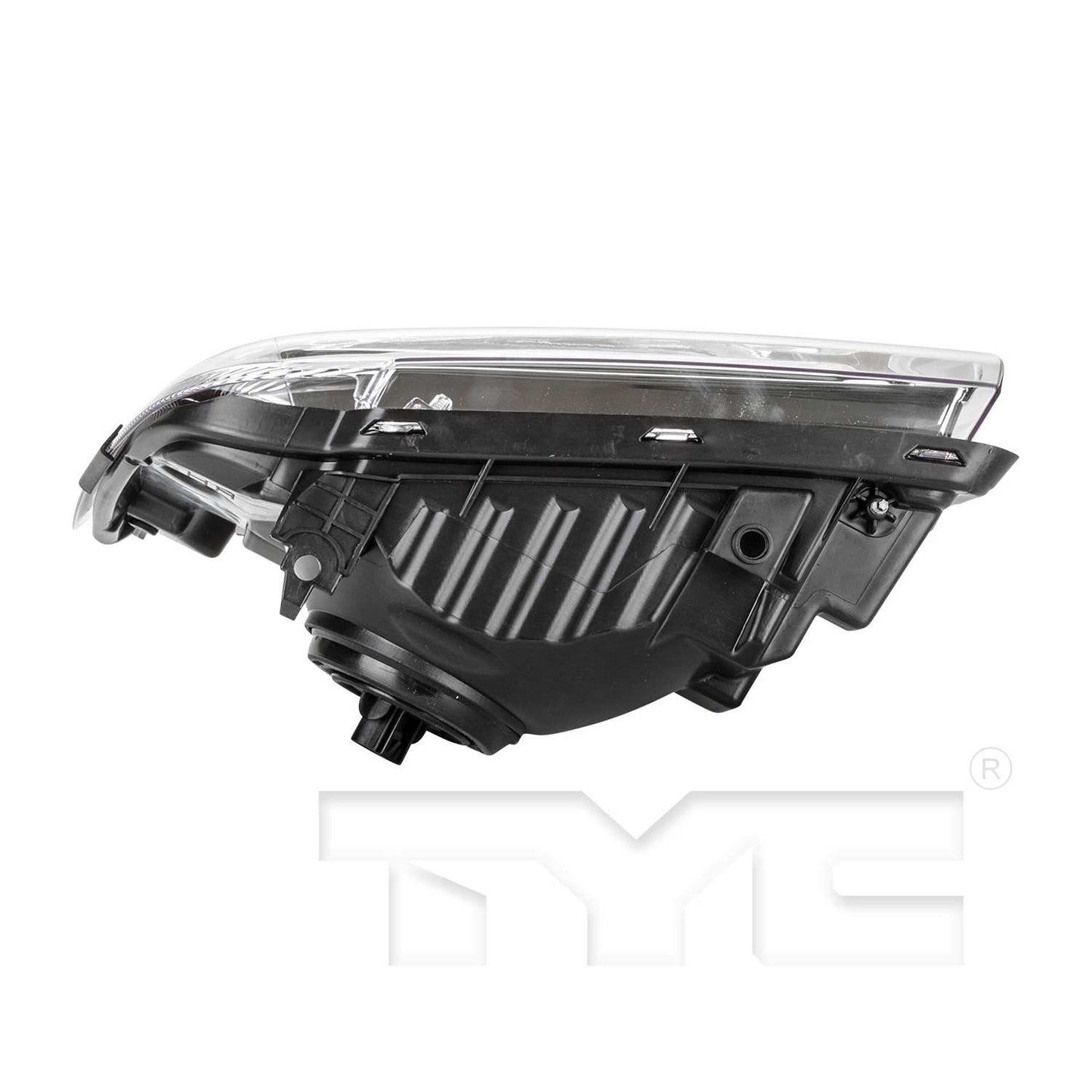 Top View of Left Headlight Assembly TYC 20-6700-00