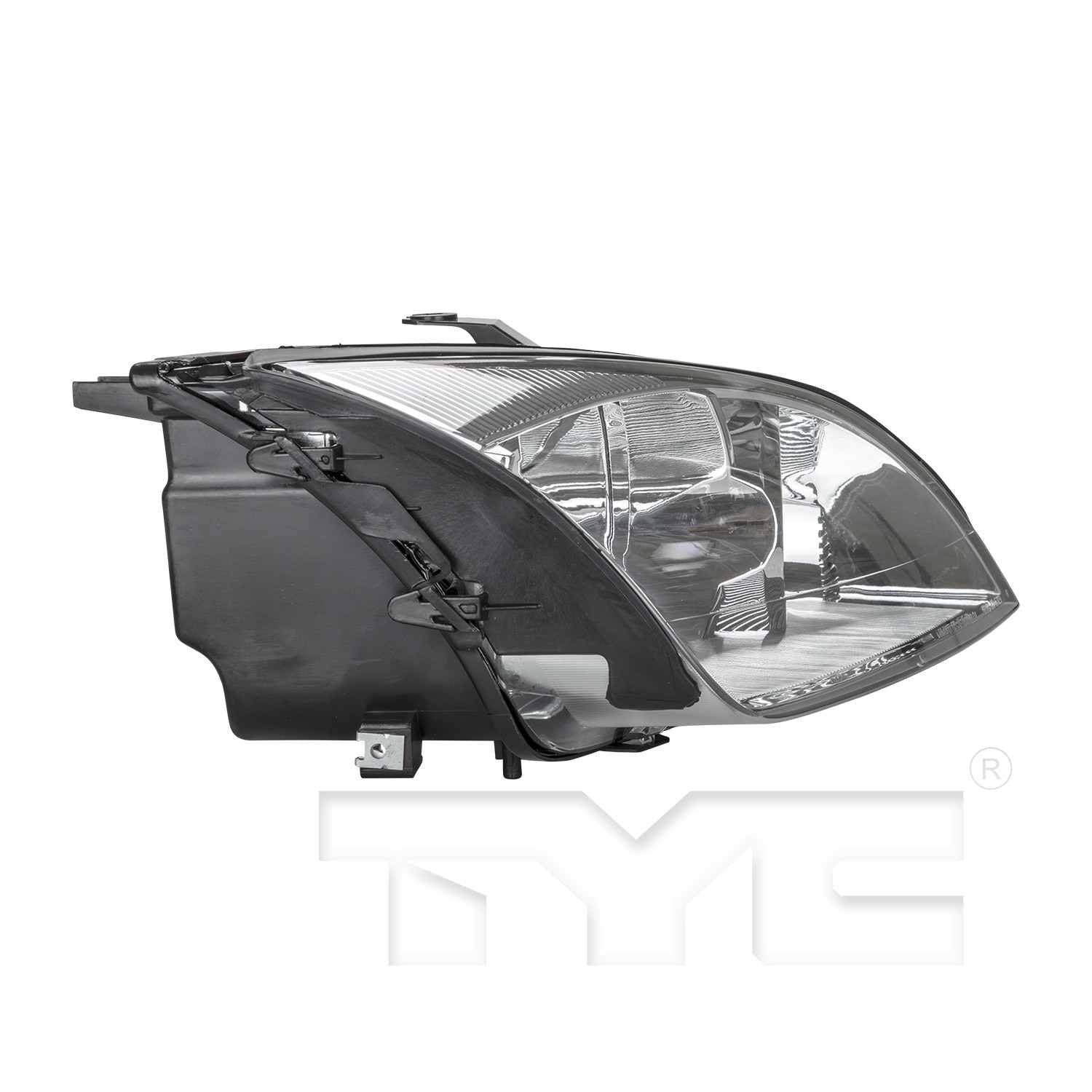 Side View of Right Headlight Assembly TYC 20-6723-00