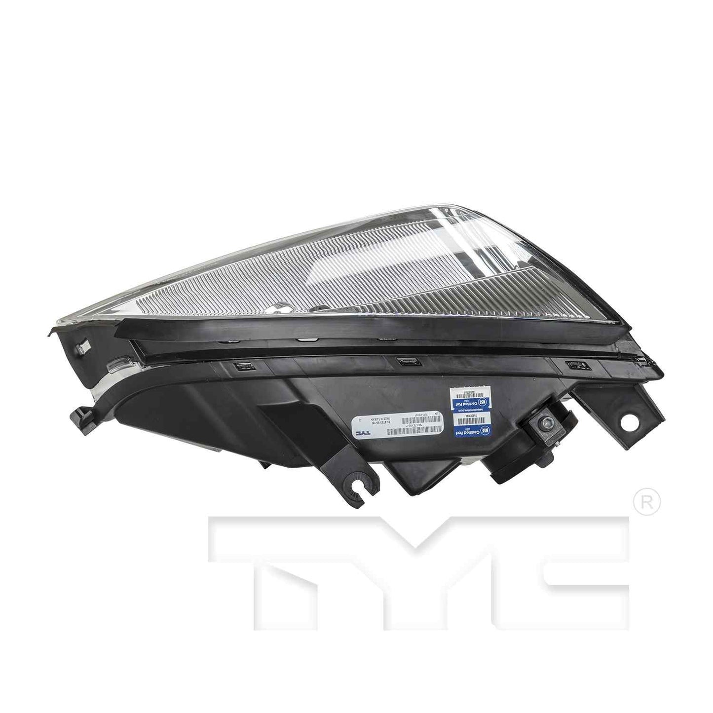 Top View of Right Headlight Assembly TYC 20-6723-00